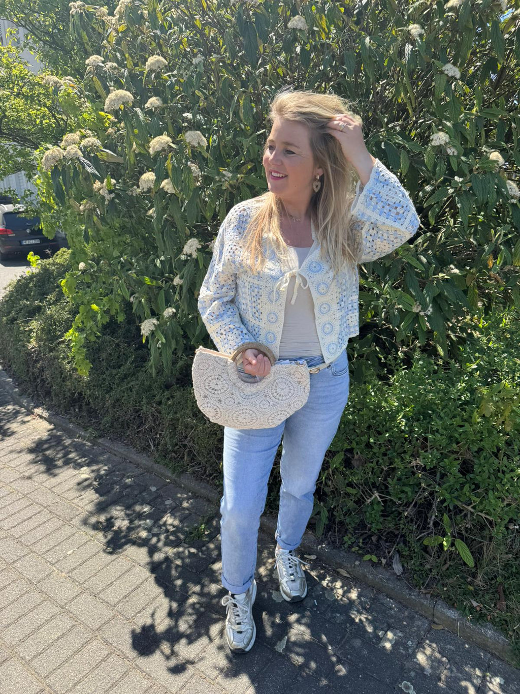 Vest Marielle blauw
