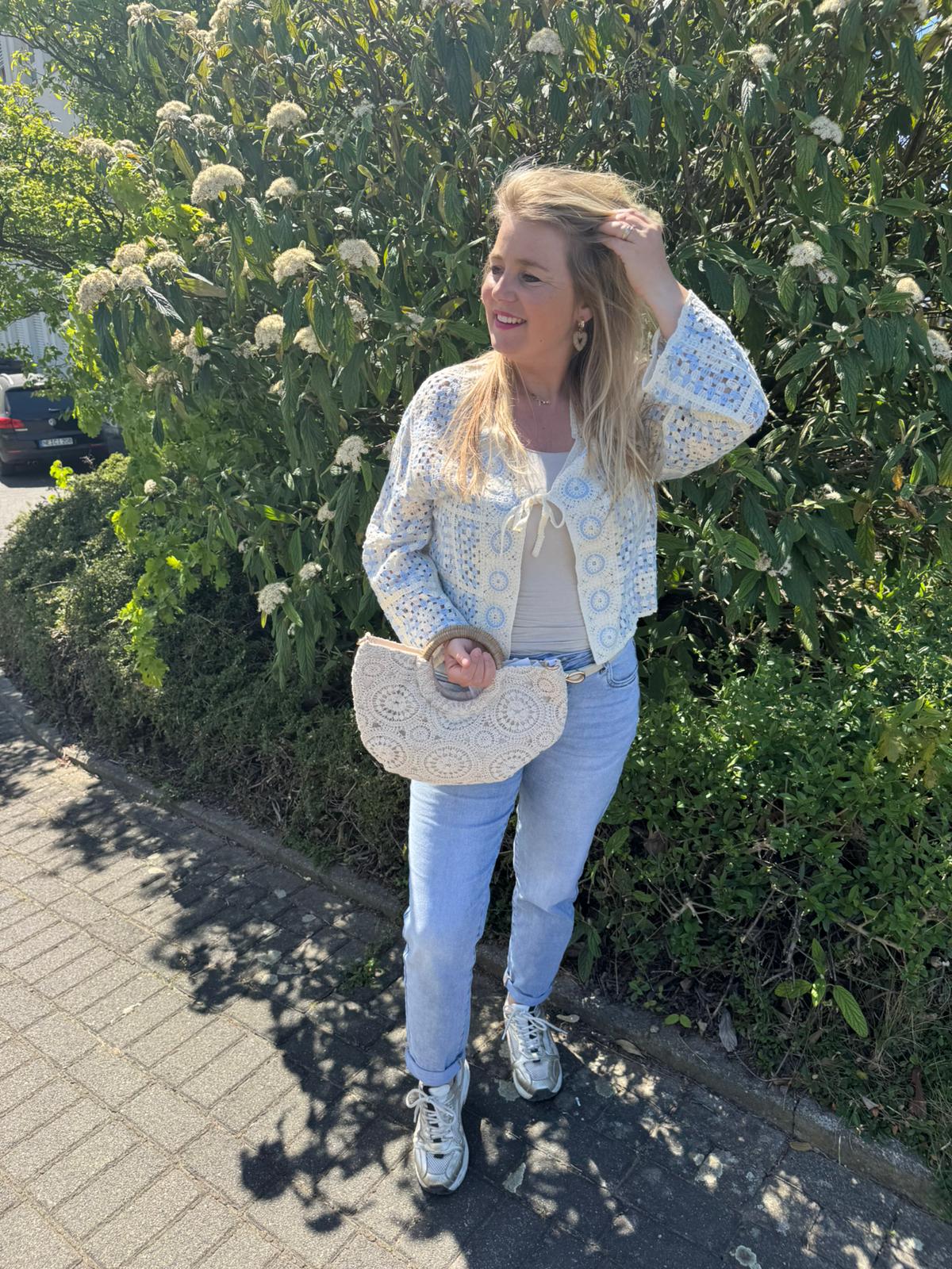 Vest Marielle blauw