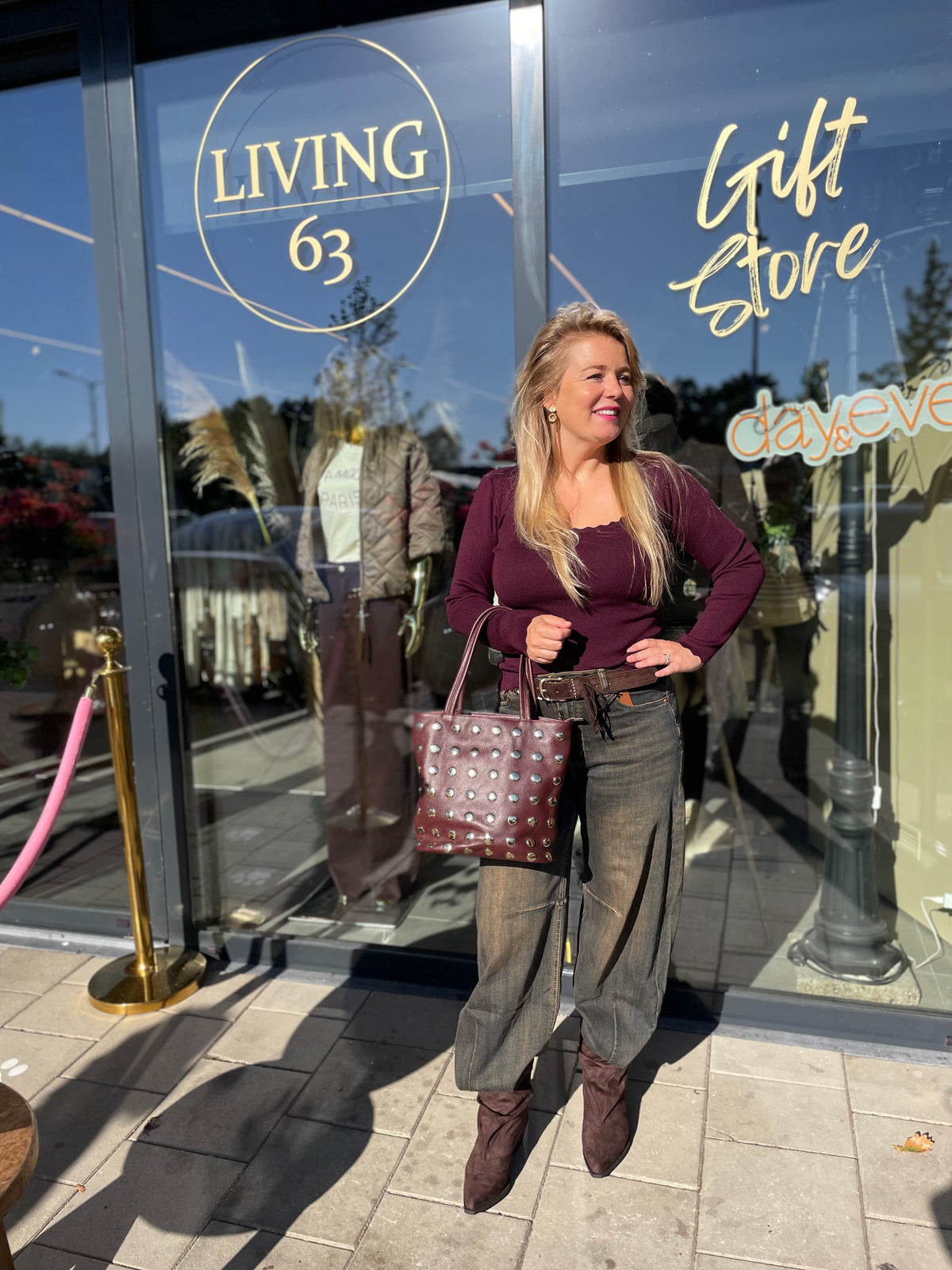 Top Lily Bordeaux