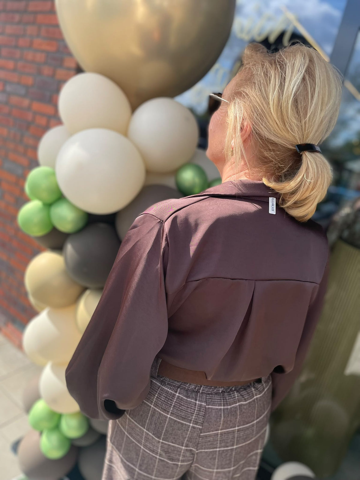 Blouse Floortje bruin