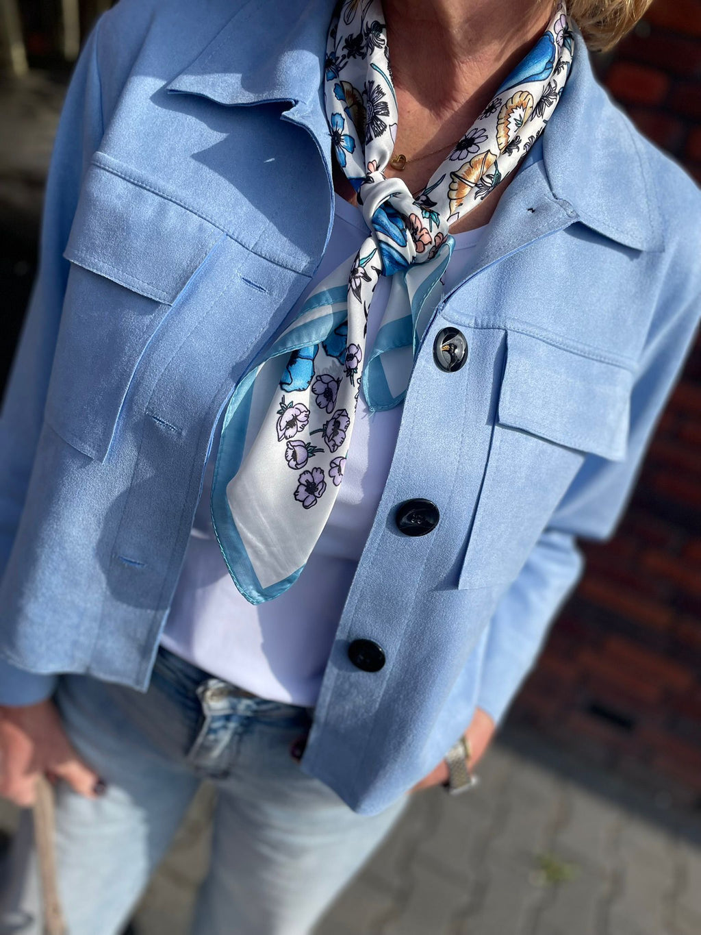 Mara jasje blauw