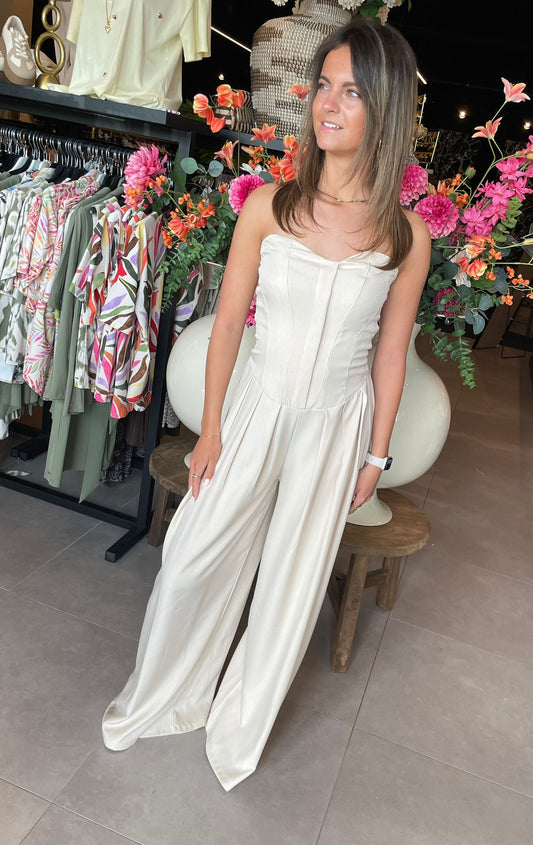 jumpsuit Florie beige