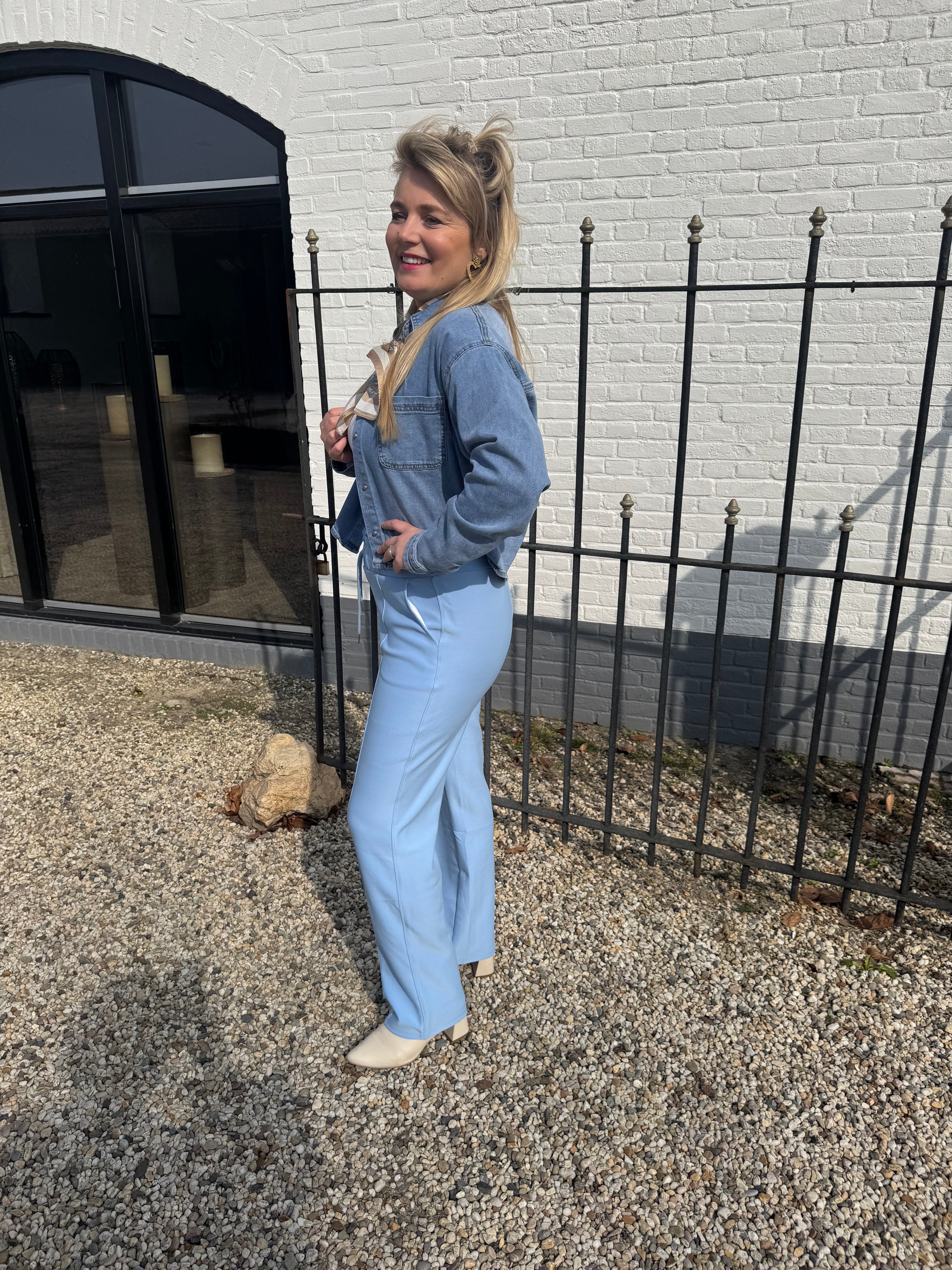 Legging summer licht blauw