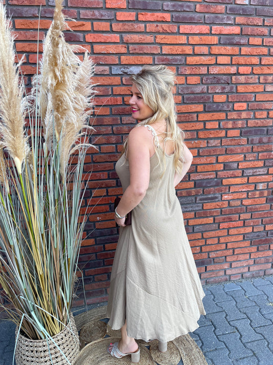 Jurk Schelp taupe