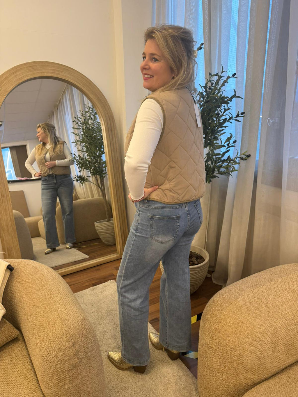 Bodywarmer/gilet Mia camel