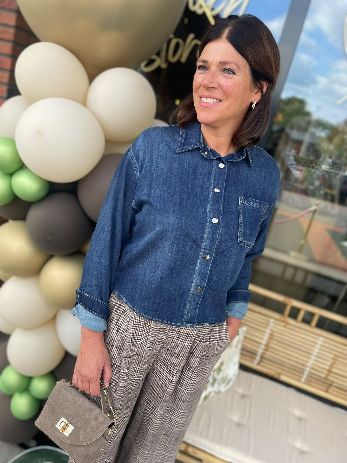 Spijkerblouse Senna