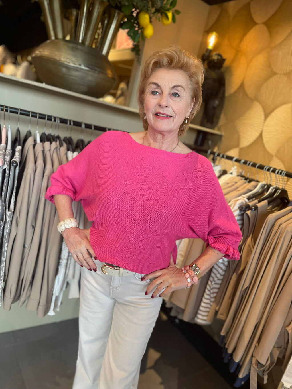 Truitje achterkant bloem