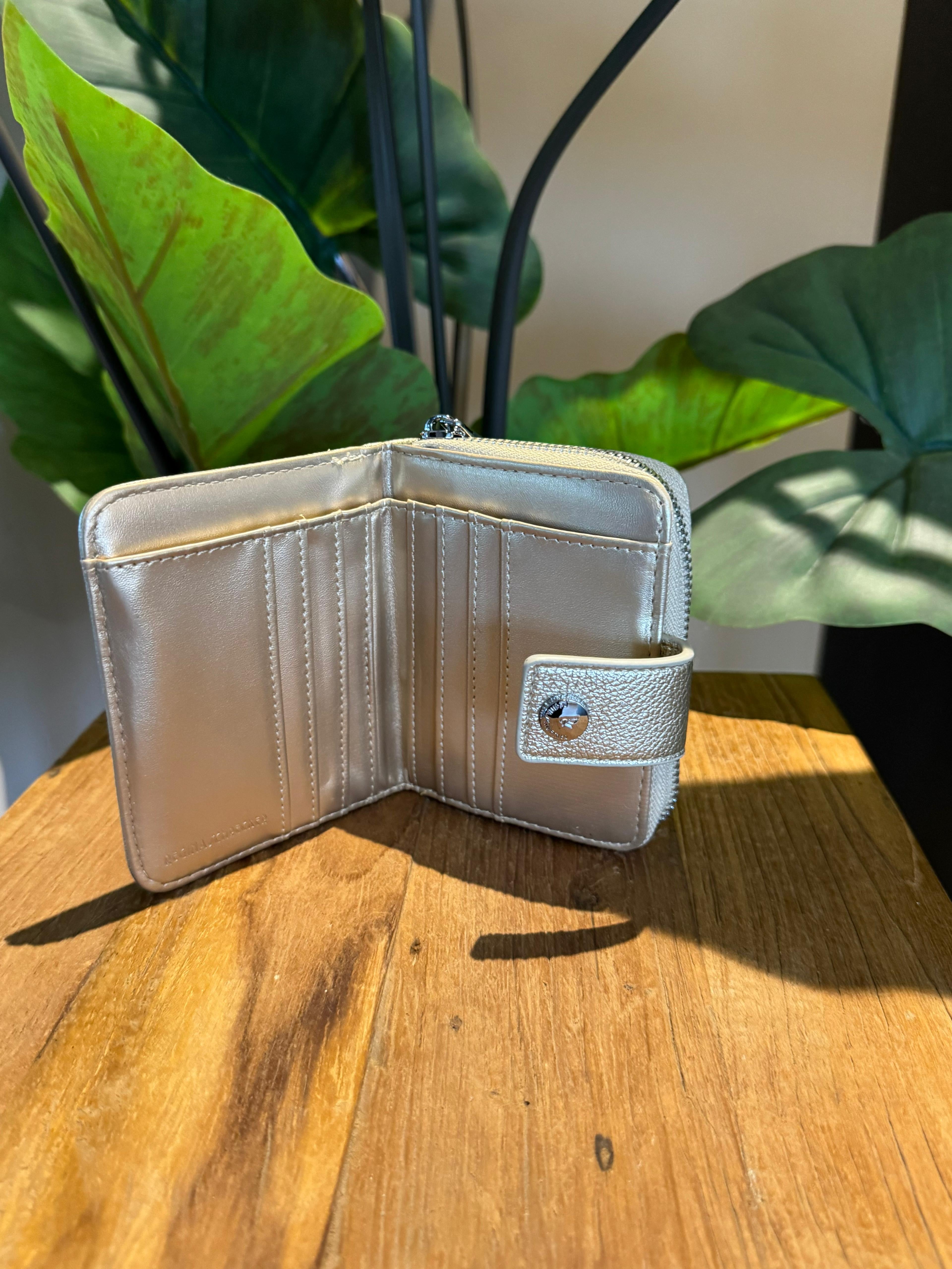 portemonnee klein goud