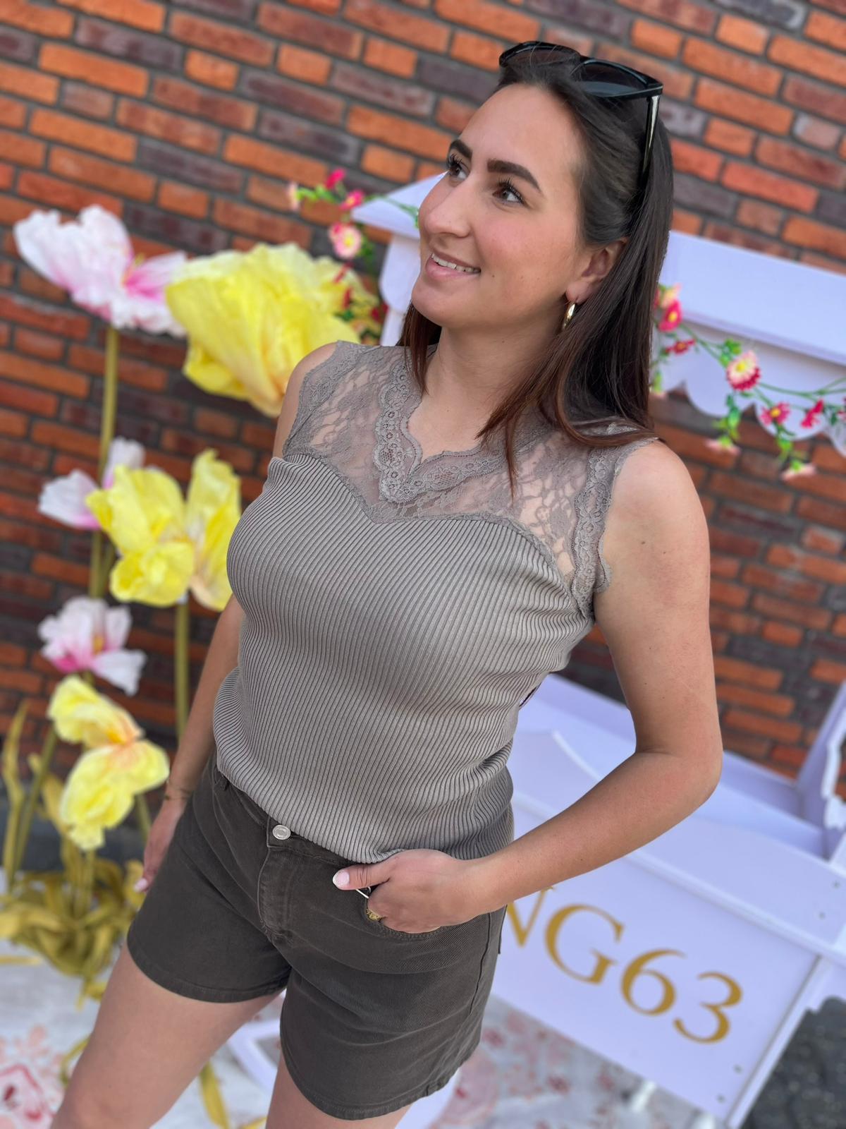 Top Sabine taupe