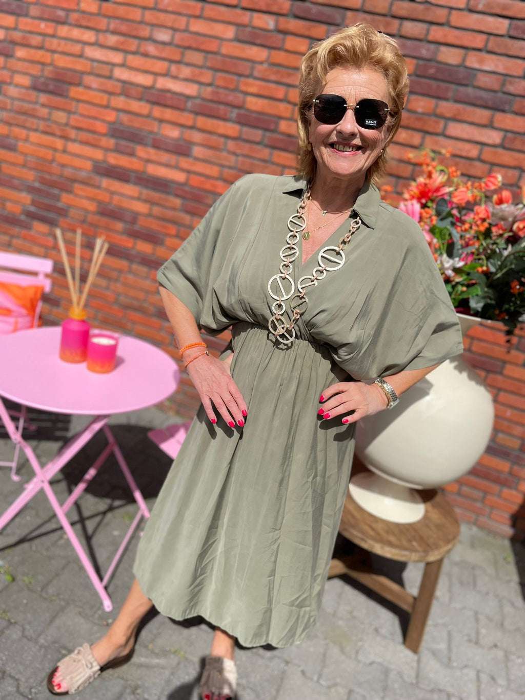 Jurk Esther groen