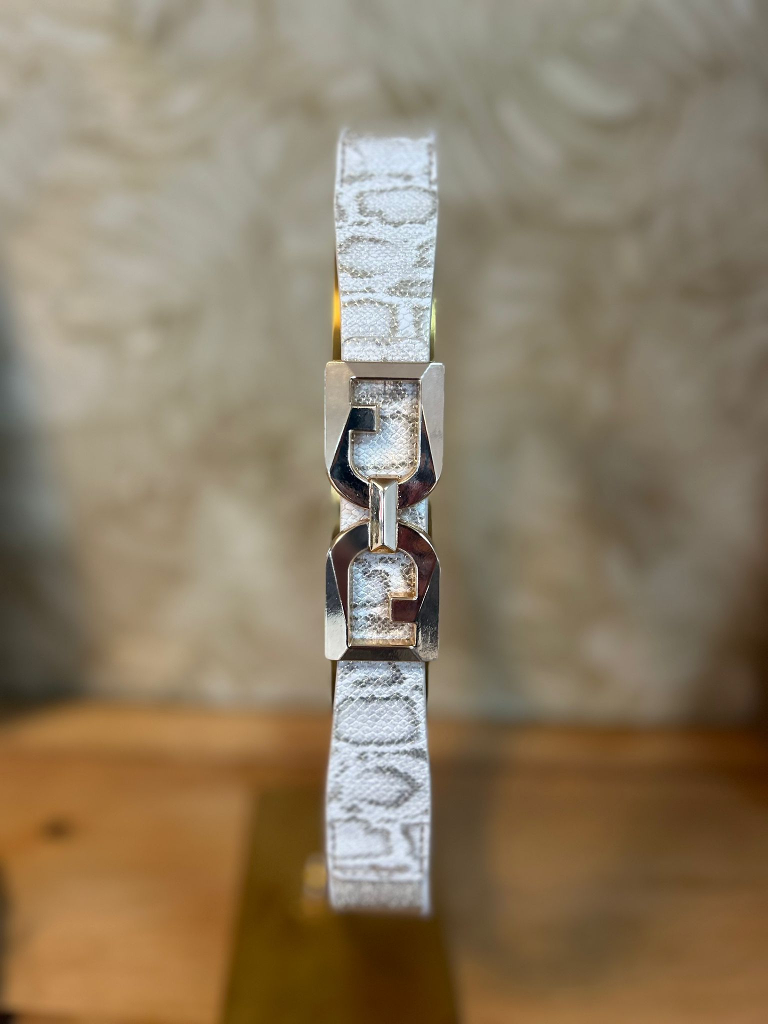 Elastische riem slangenprint