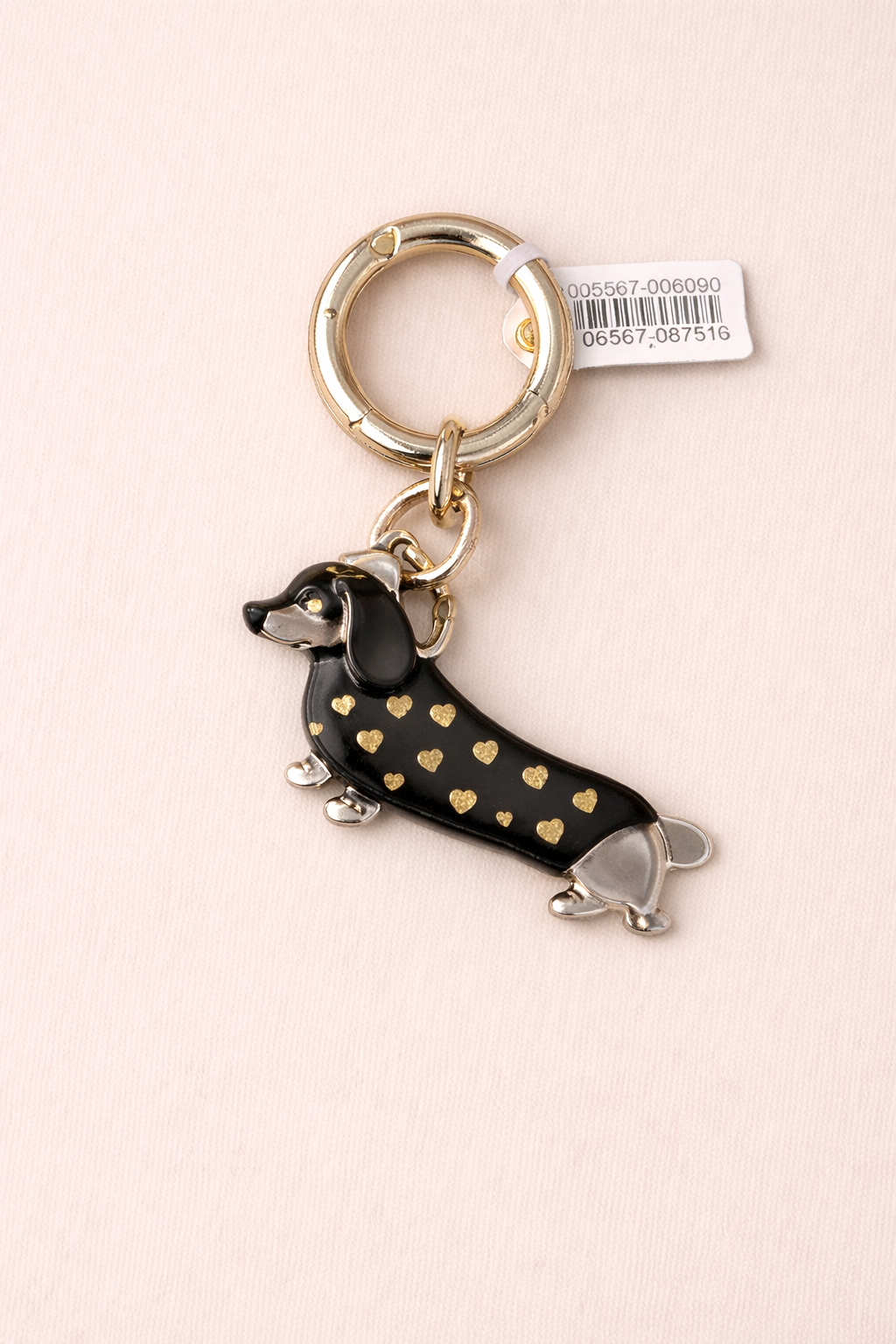 sleutelhanger teckel — Zwart