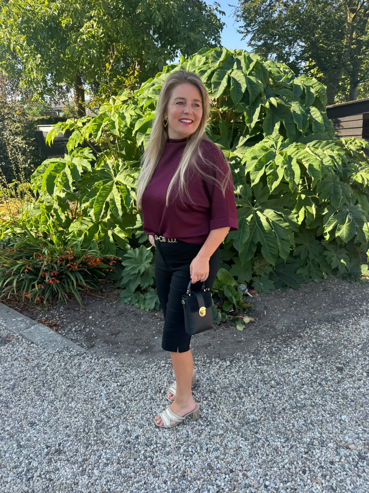 Trui Brooke bordeaux