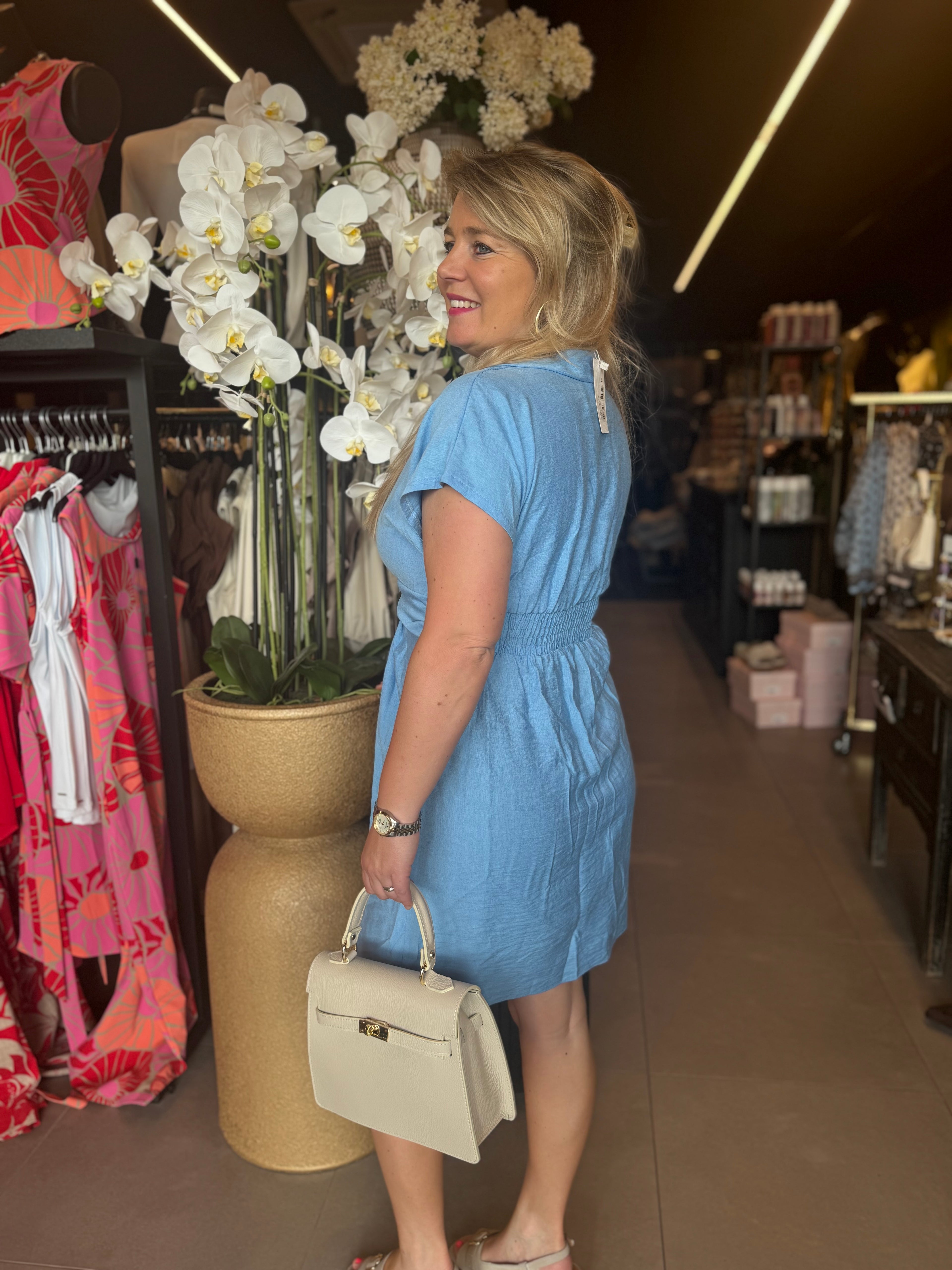 Jurk nena blauw
