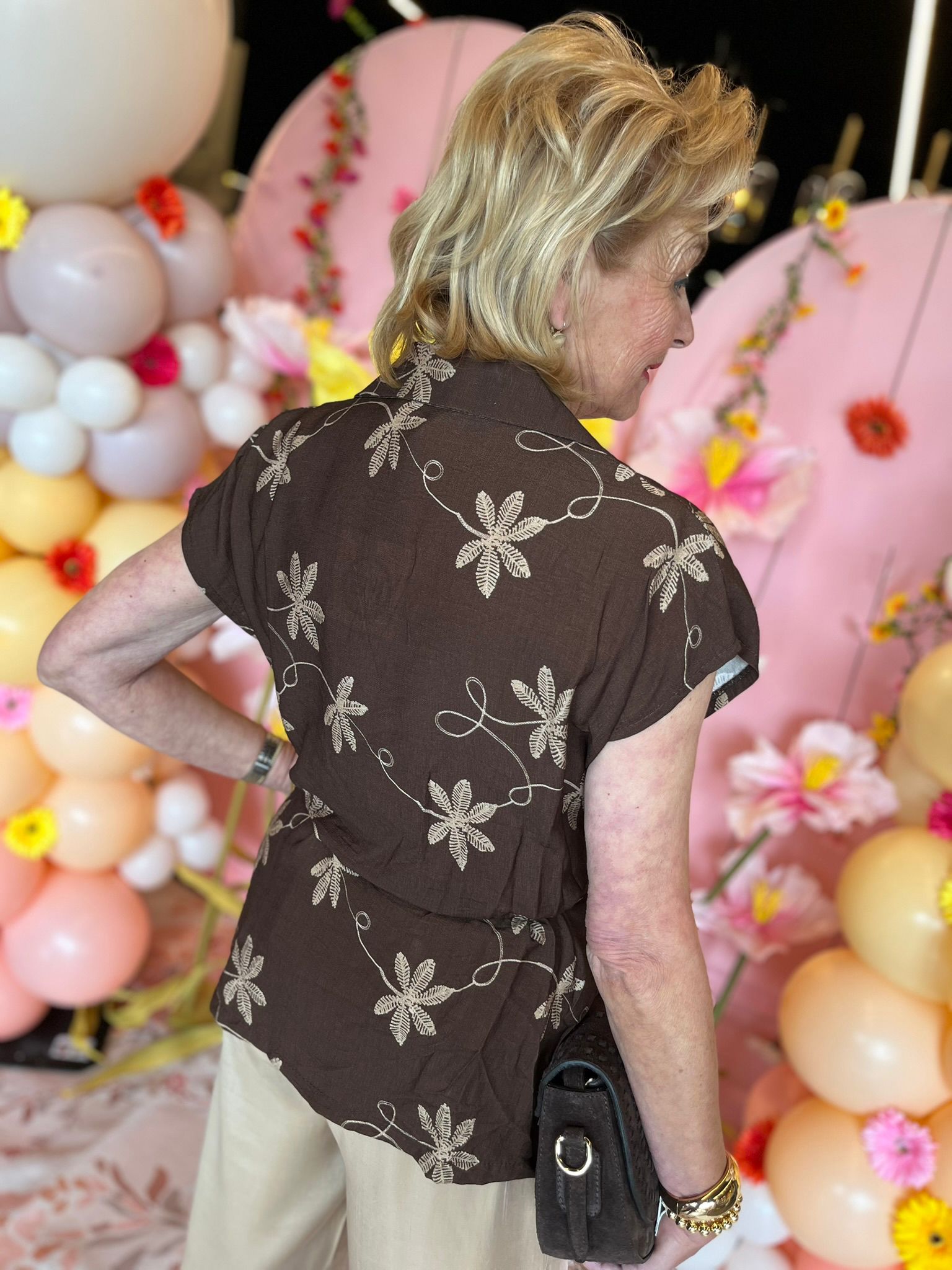 Gilet Lily bruin