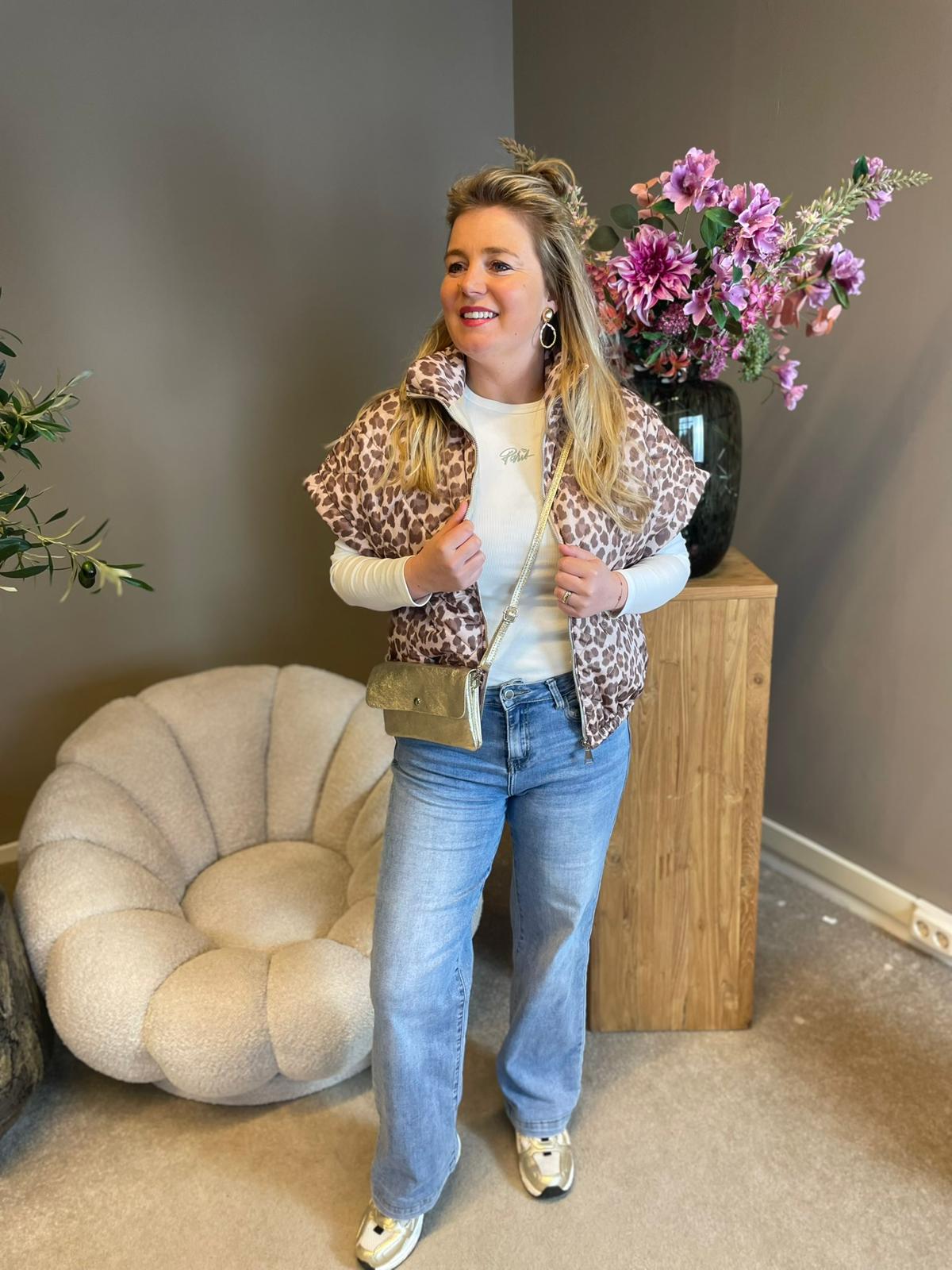 Bodywarmer Lizzy panter