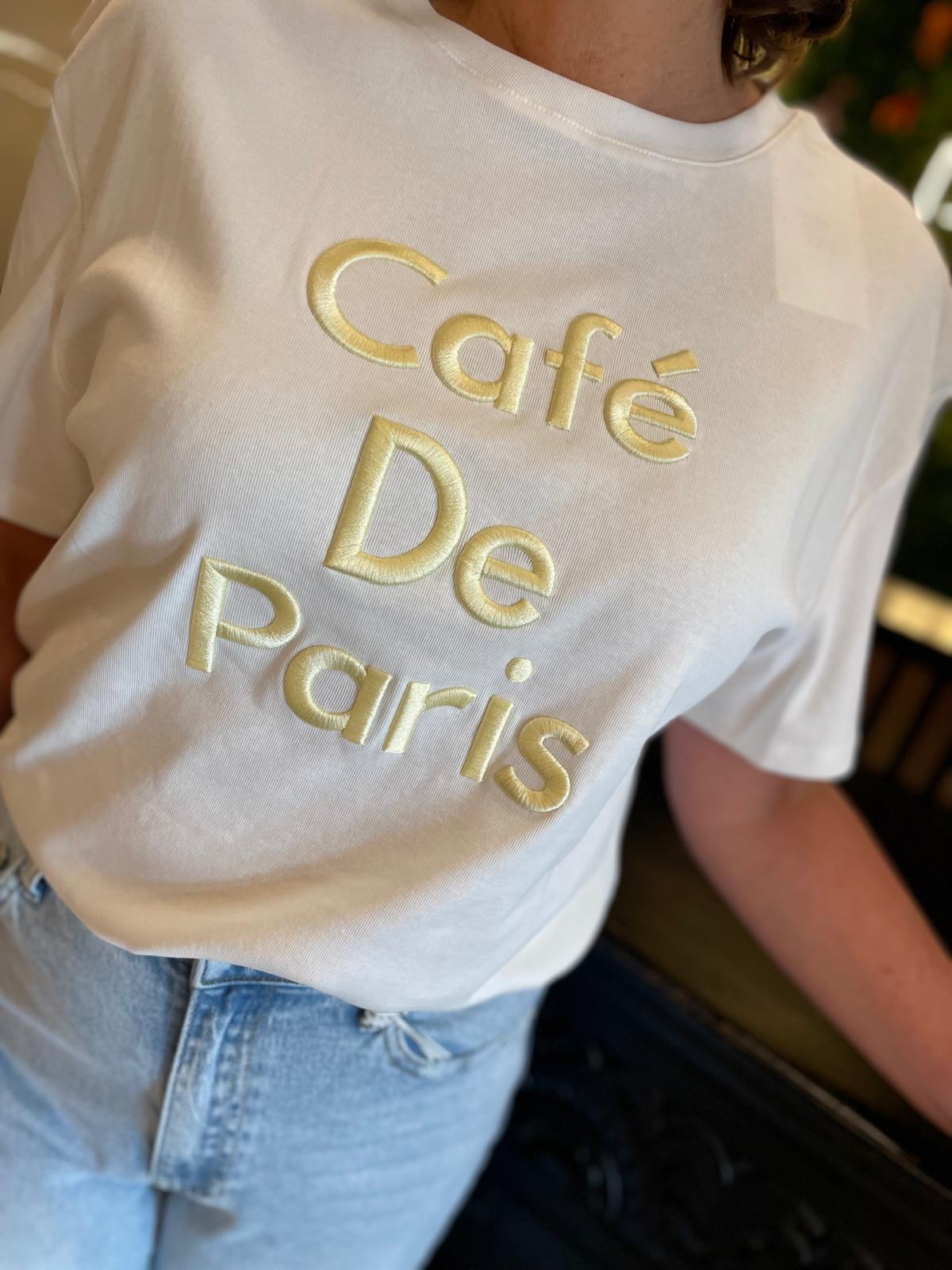 Shirt Cafe de Paris geel