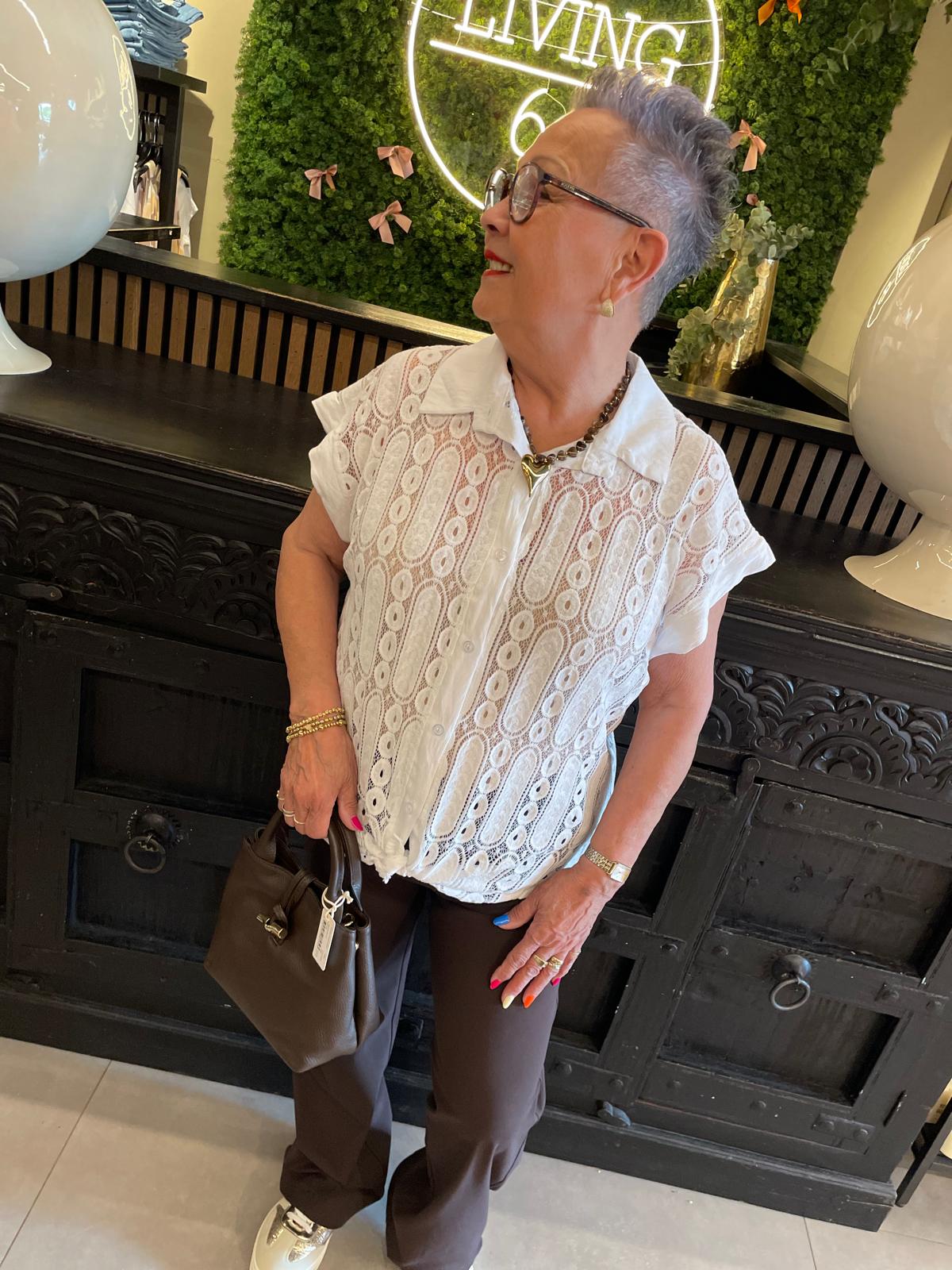 Blouse gehaakt Jeltje wit