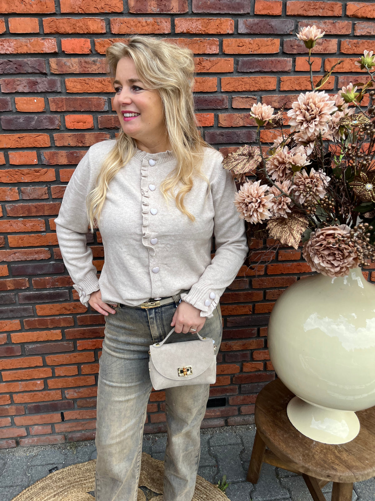 Vest Livia beige