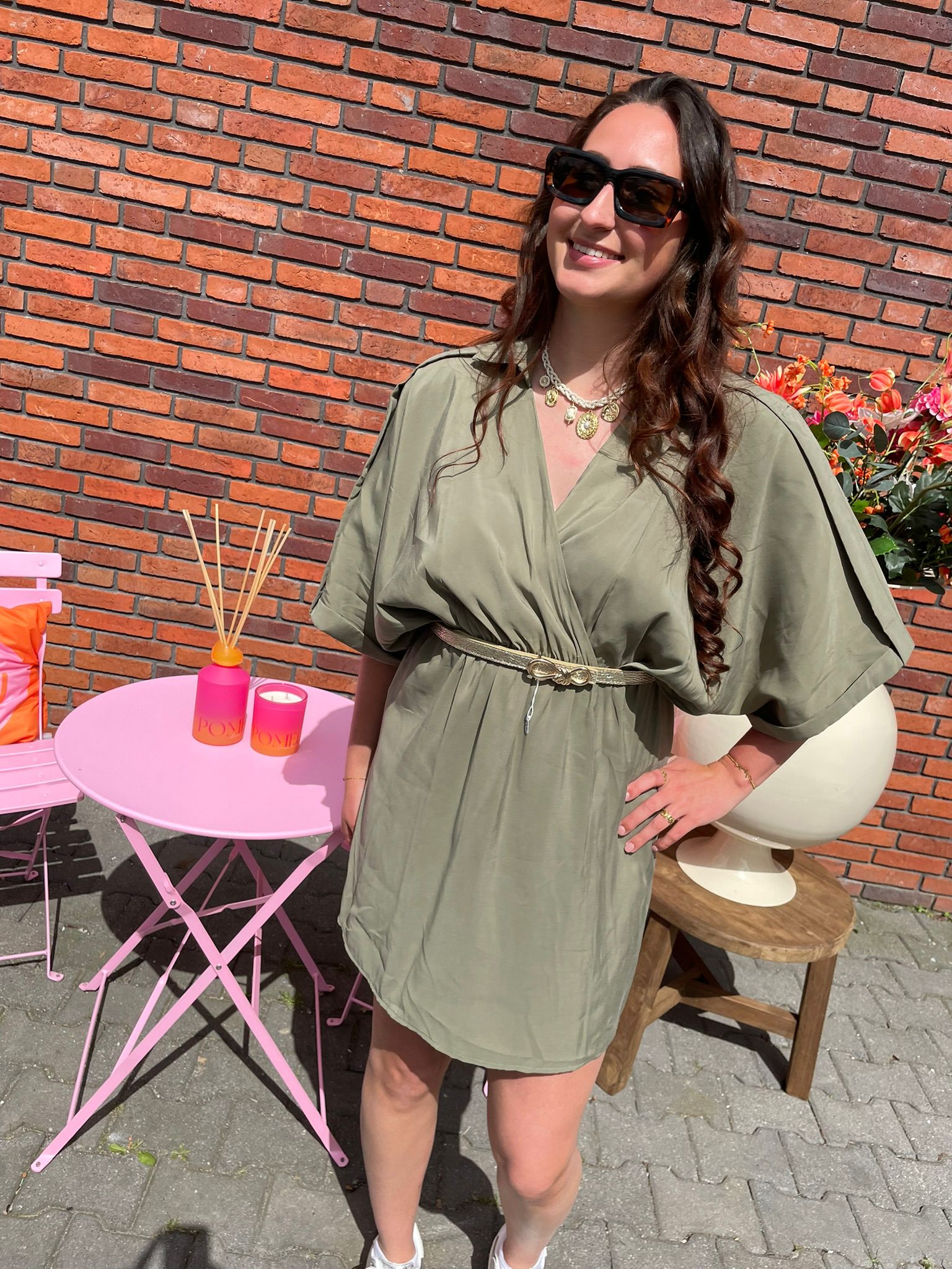 Jurk Guusje groen
