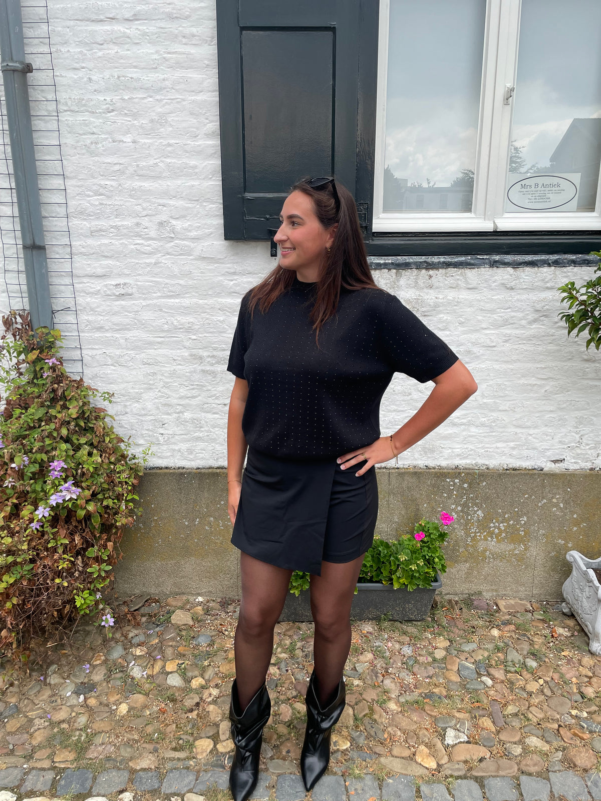 Mi Piace - Skort zwart MP202623