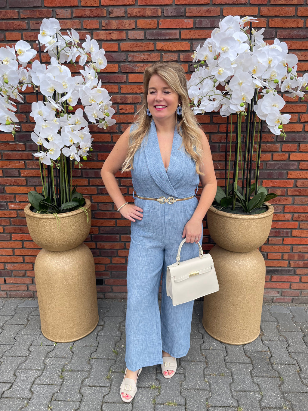 Jumpsuit Sandra Blauw