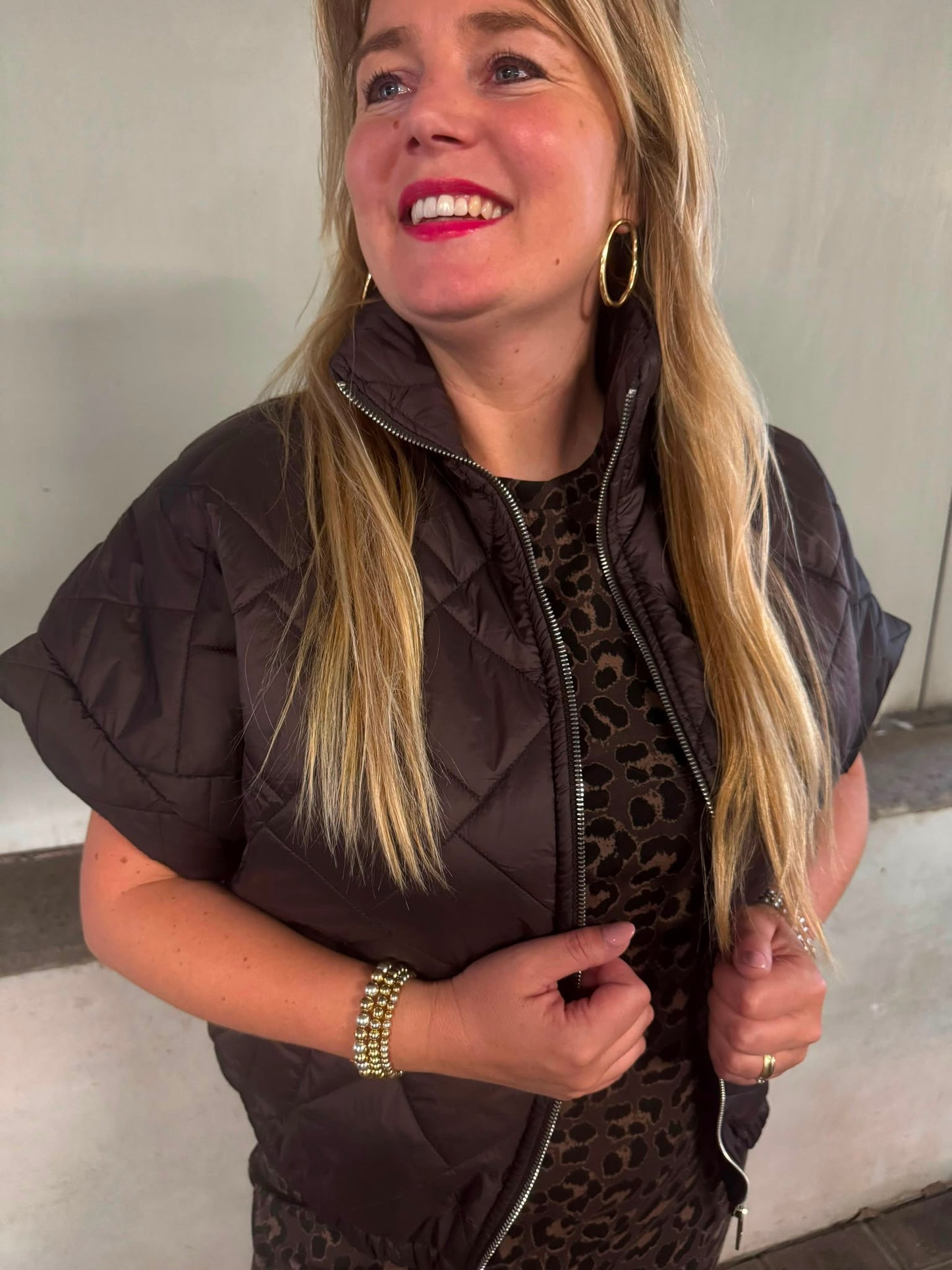 Bodywarmer Lizzy bruin