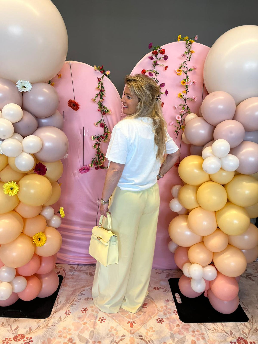 Pantalon Lauren geel