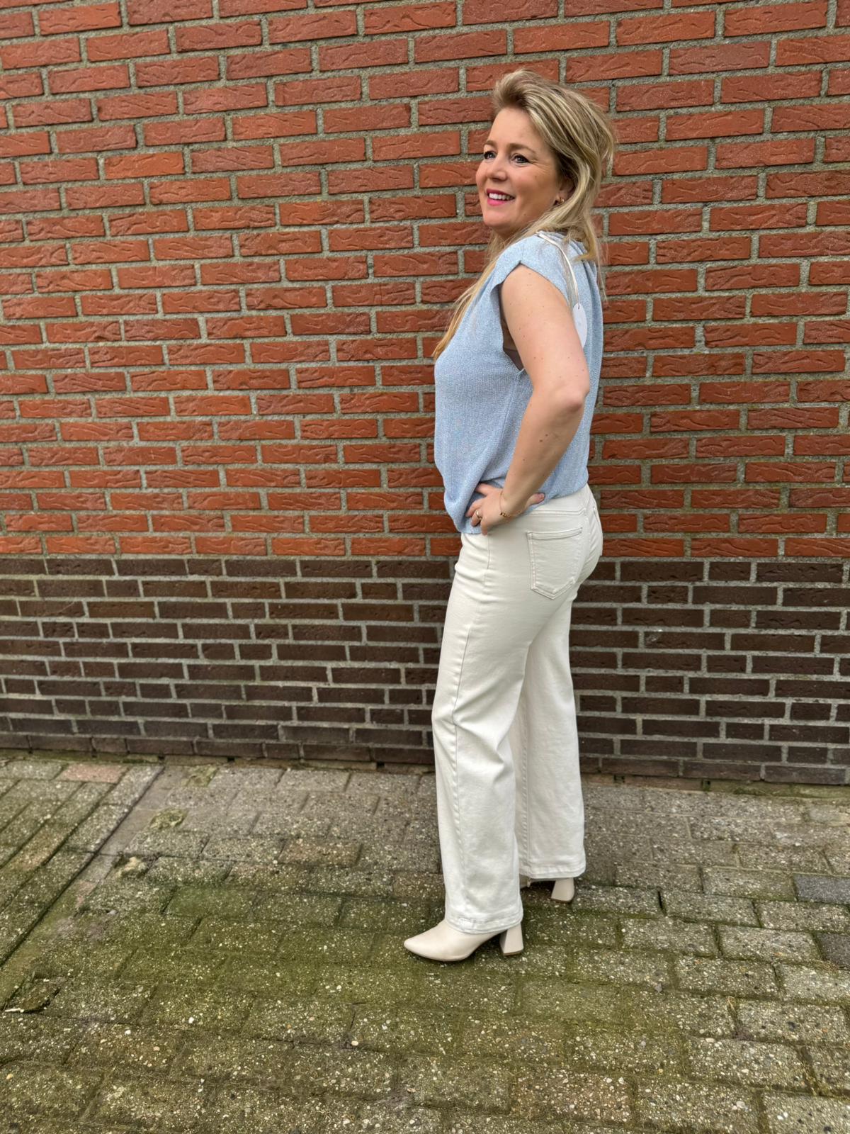 Top Luzia blauw