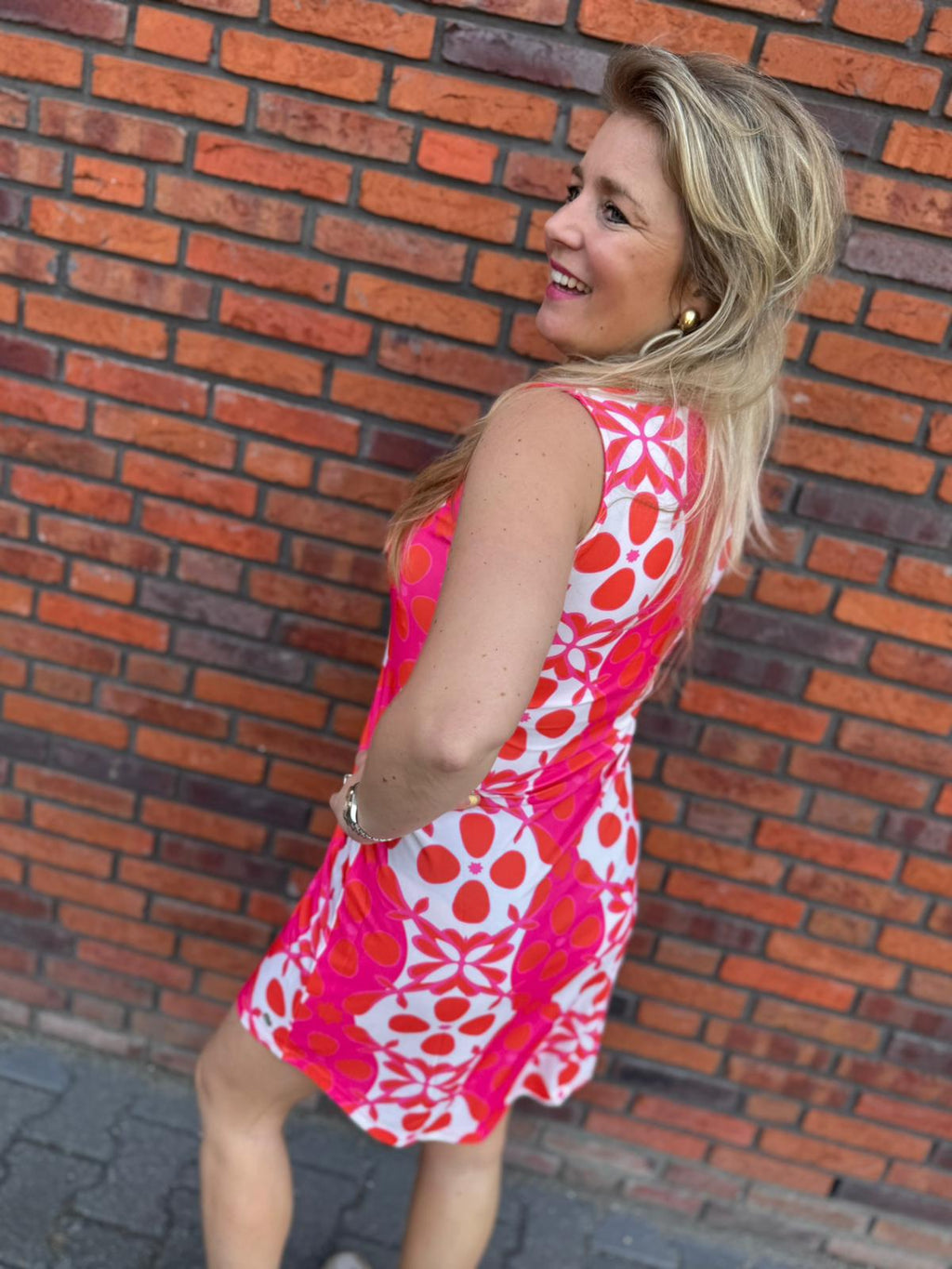 Angelle Milan jurk zonder mouw Gaia