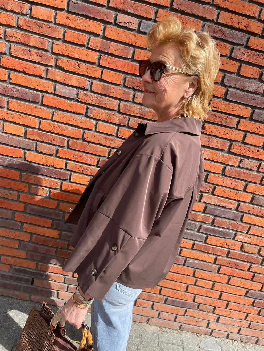 Trenchcoat Sophie bruin