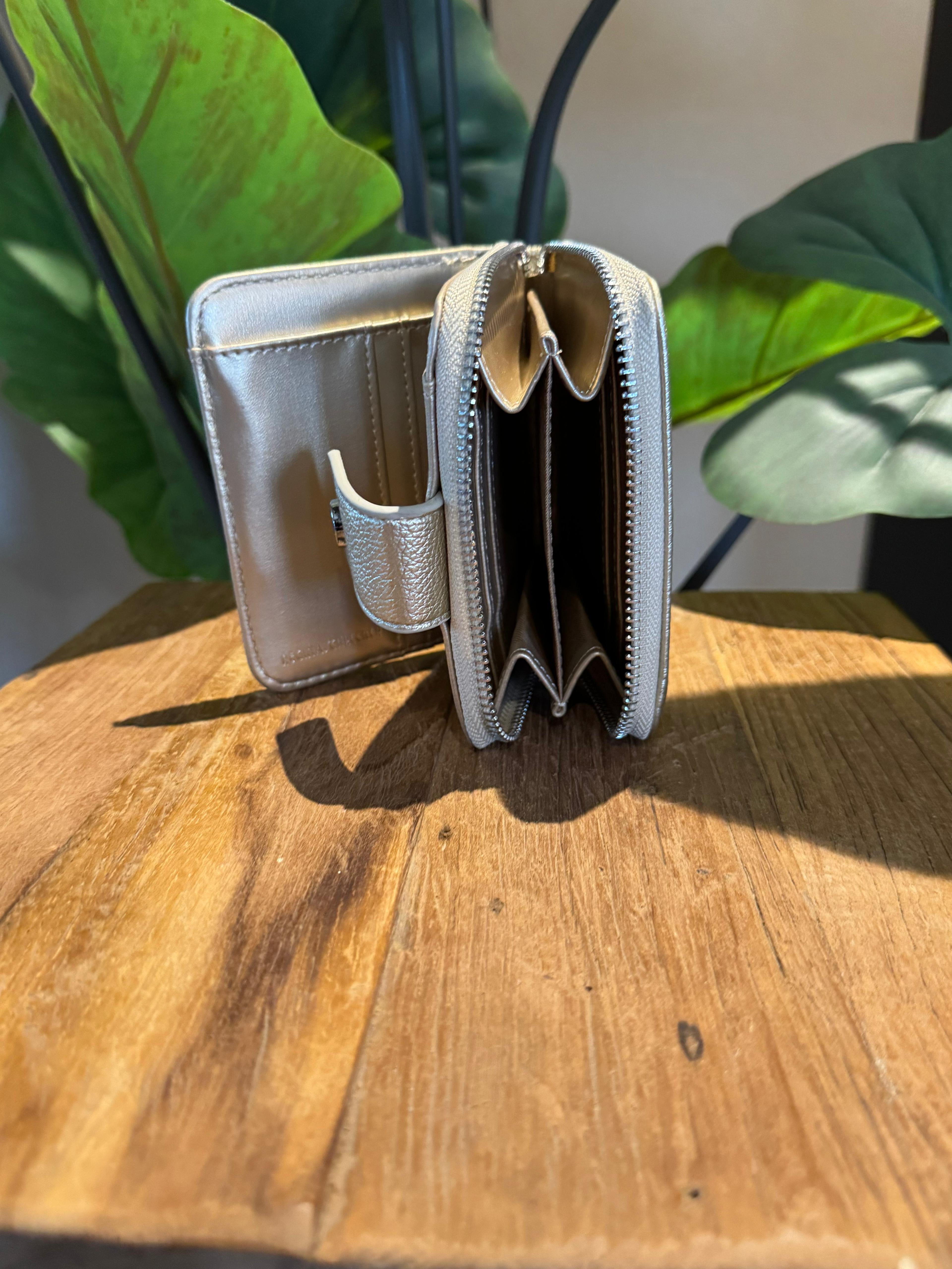 portemonnee klein goud