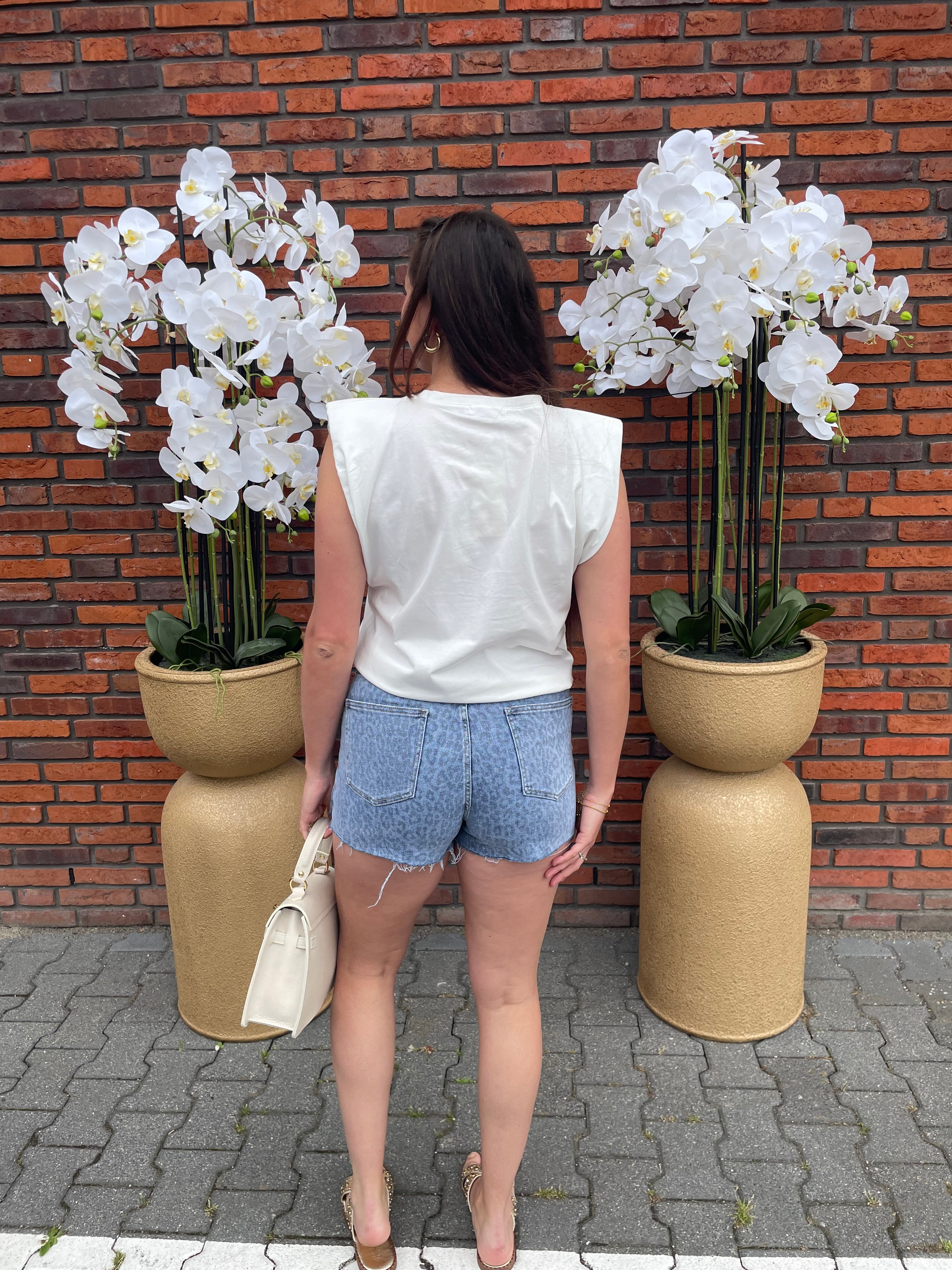 Jeans tijger skort S8724-10