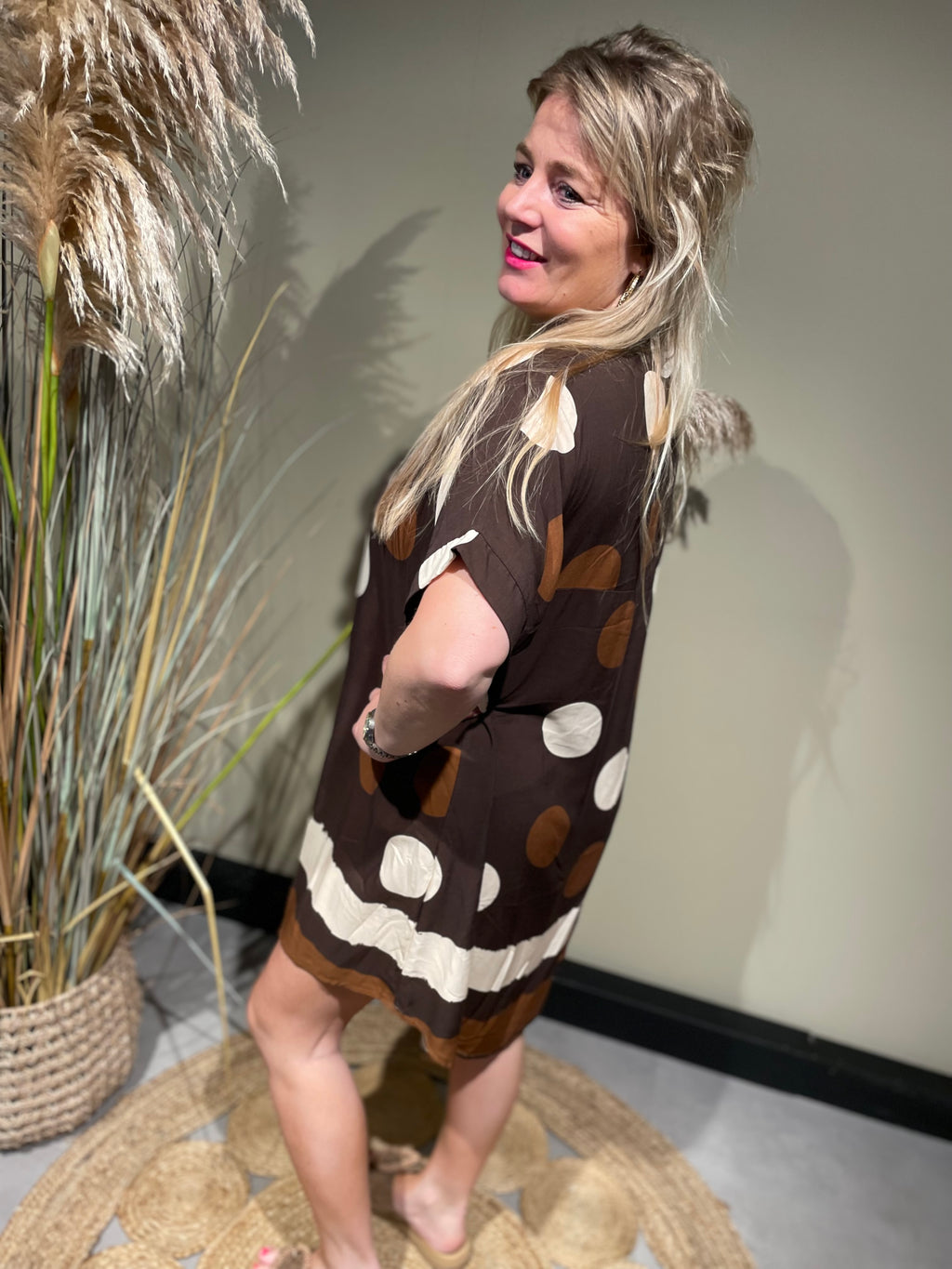Jurk Nana Bruin