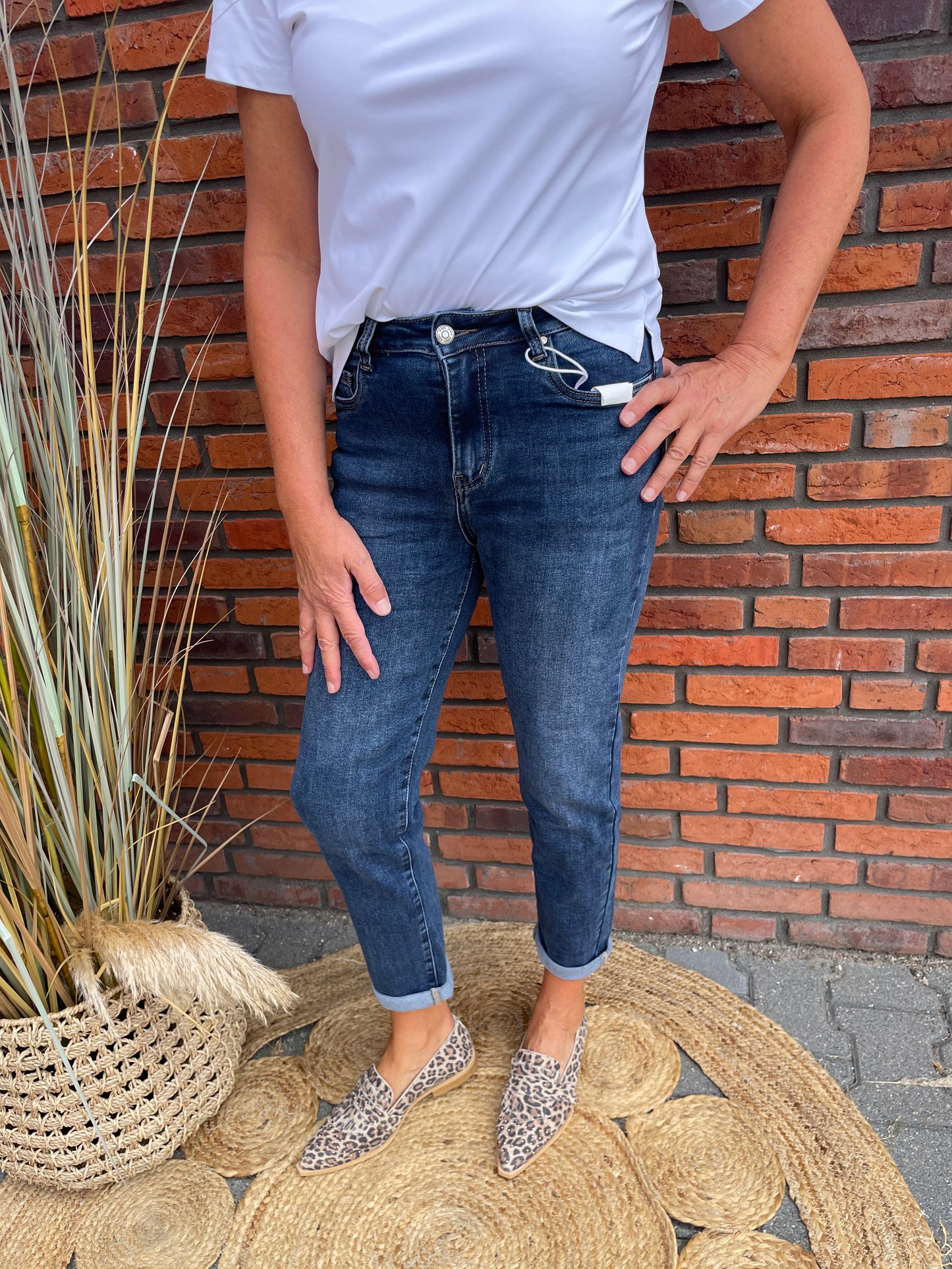 Mom jeans blauw HM329-6