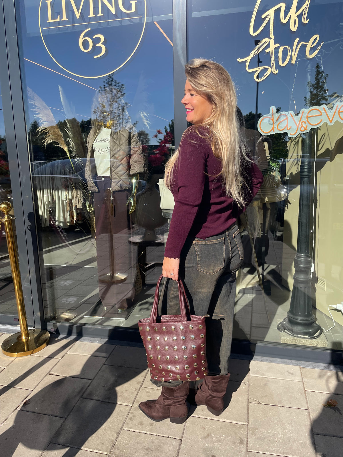 Top Lily Bordeaux