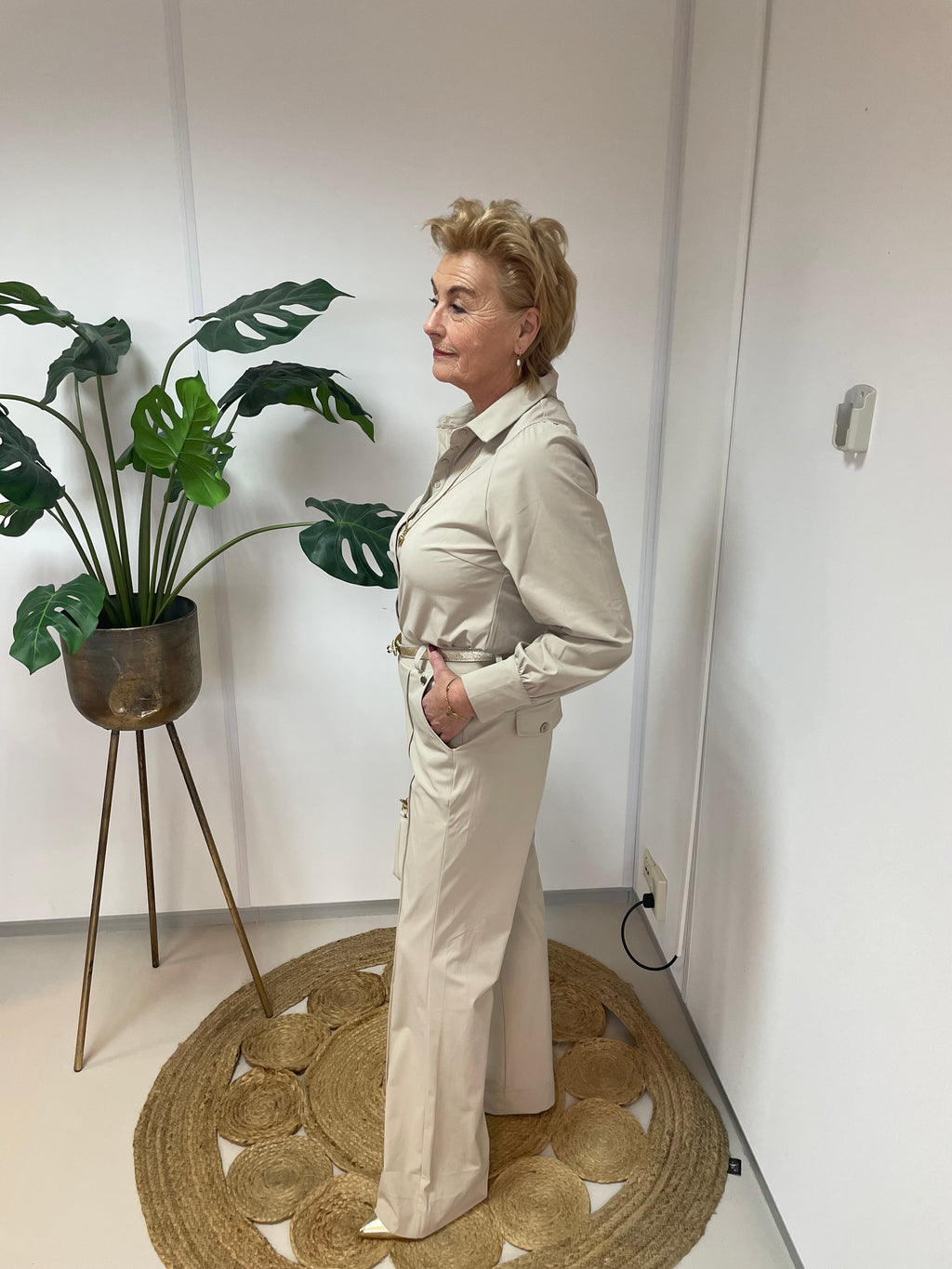 Triple Nine - Broek beige BR2301