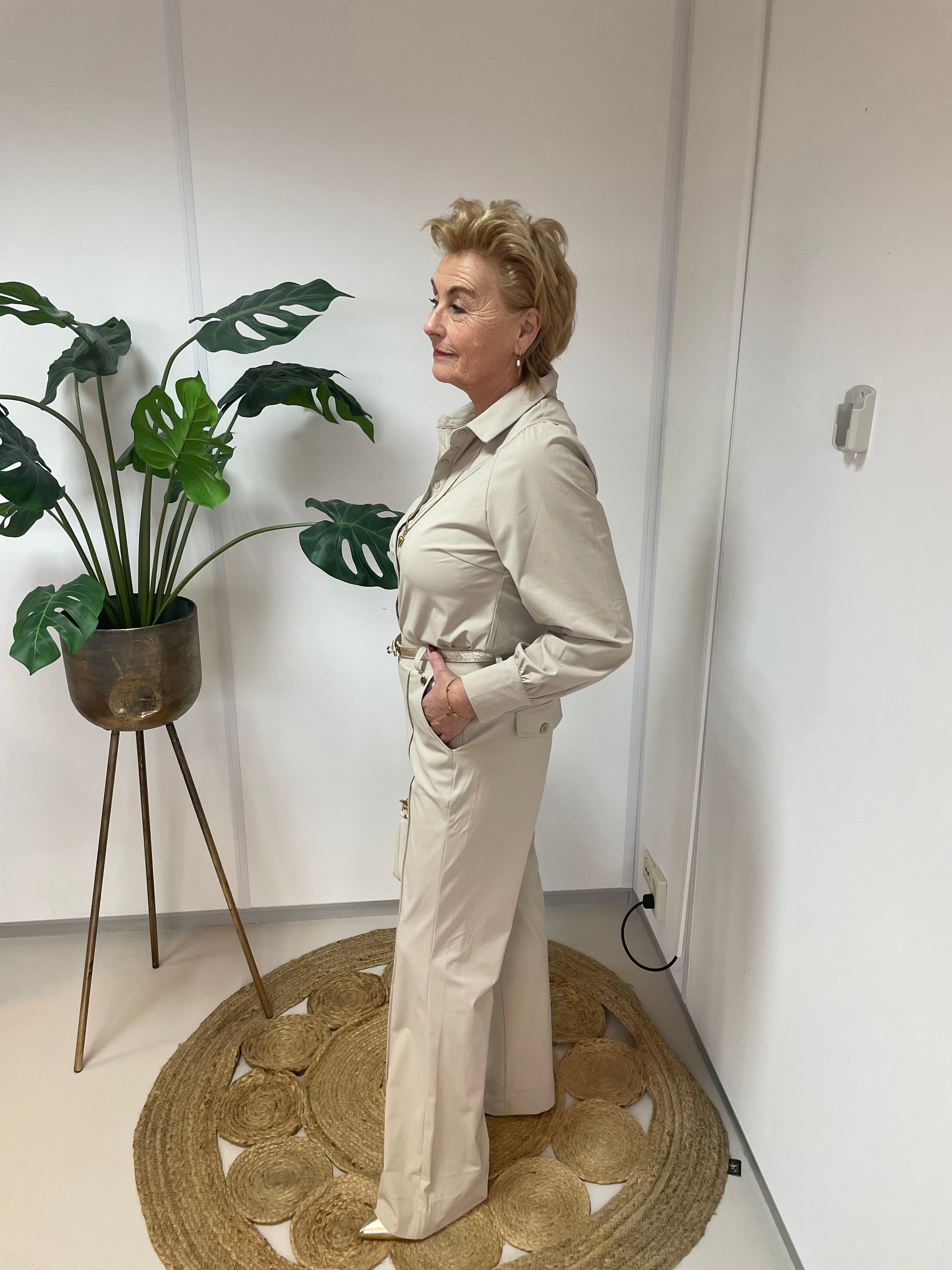 Triple Nine - Broek beige BR2301