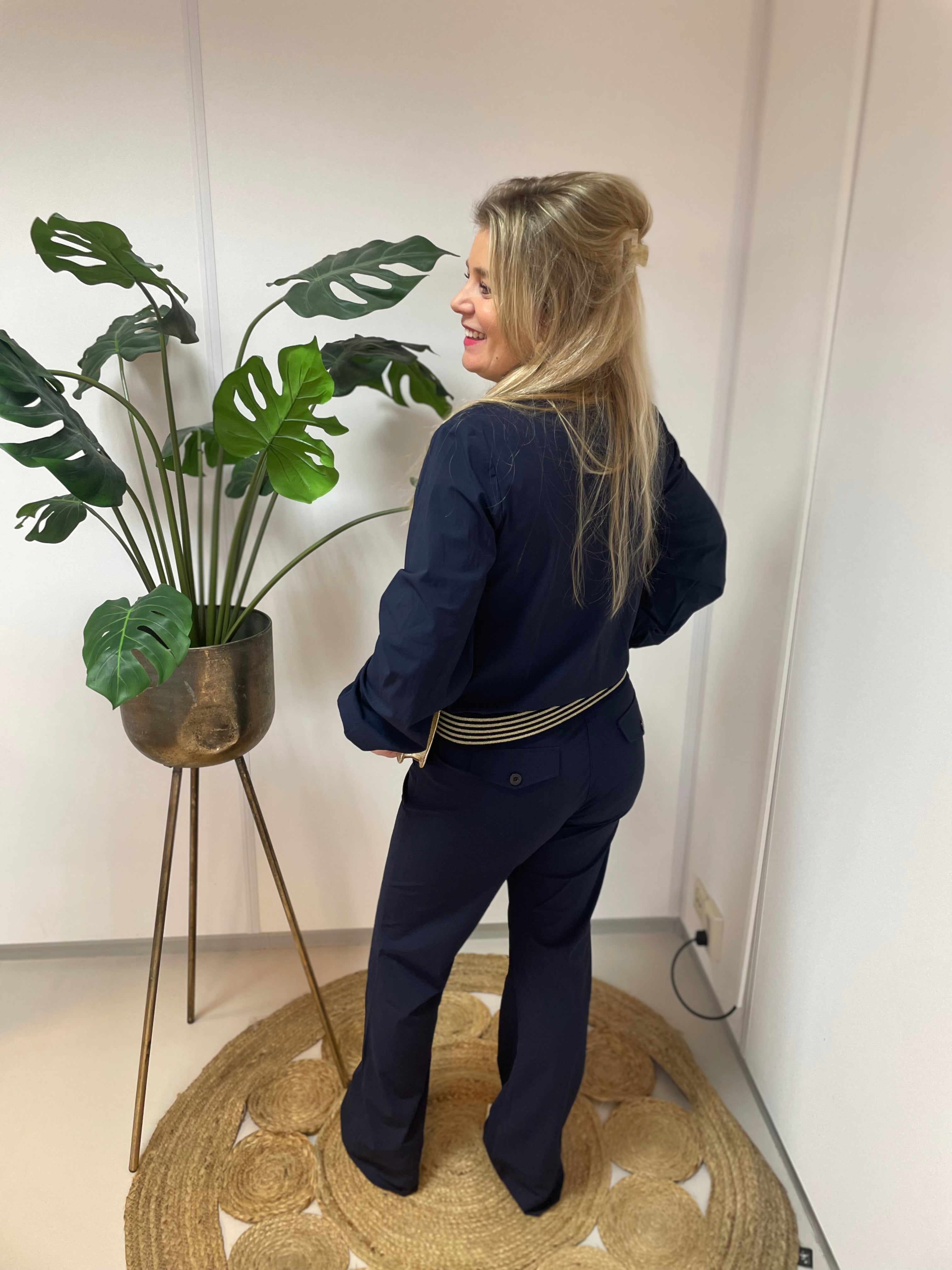 Triple Nine - Broek donkerblauw BR2301