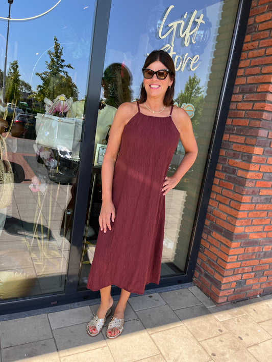 Jurk Vianna bordeaux