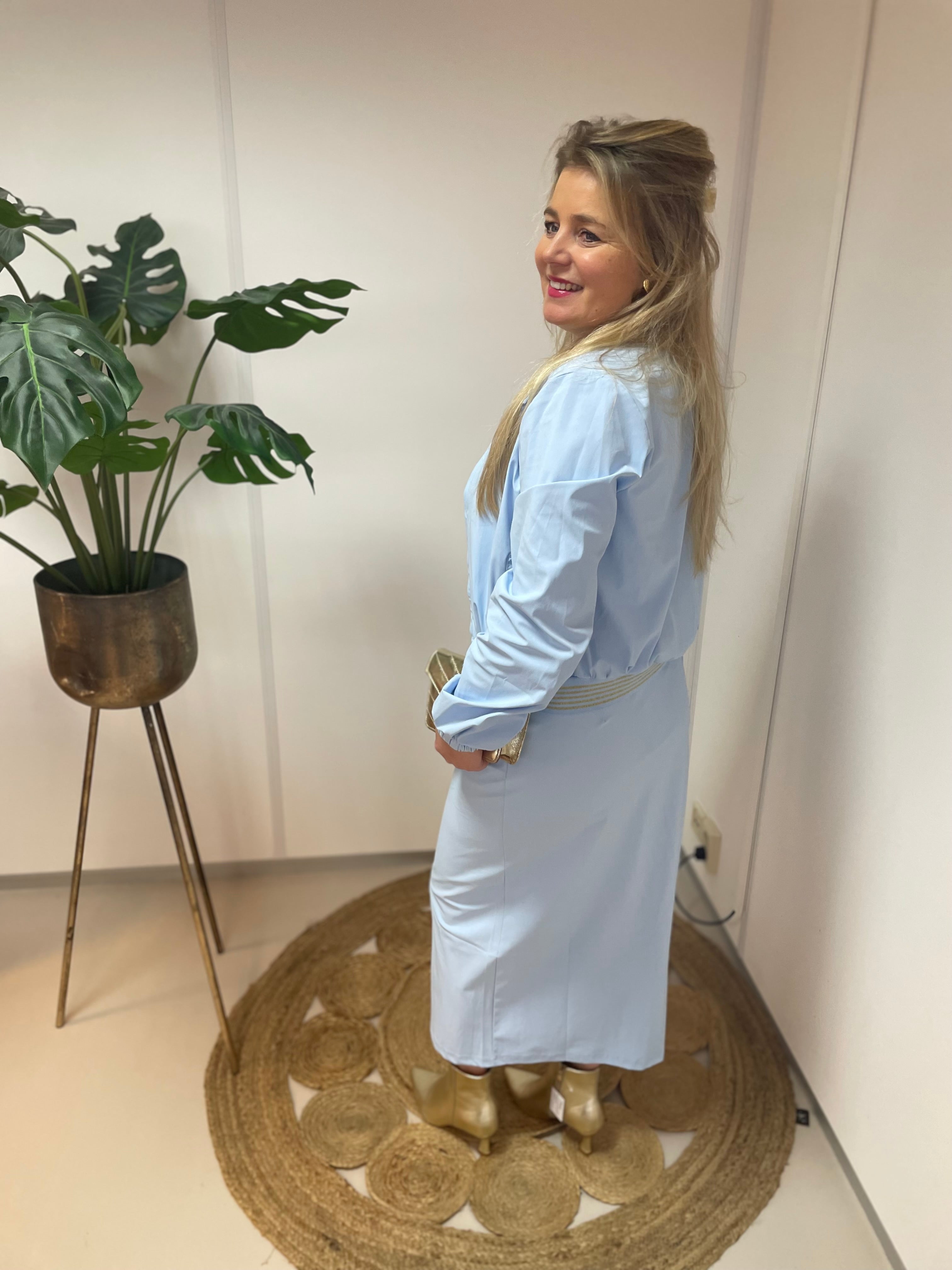 Triple Nine - Rok lichtblauw Rk7302