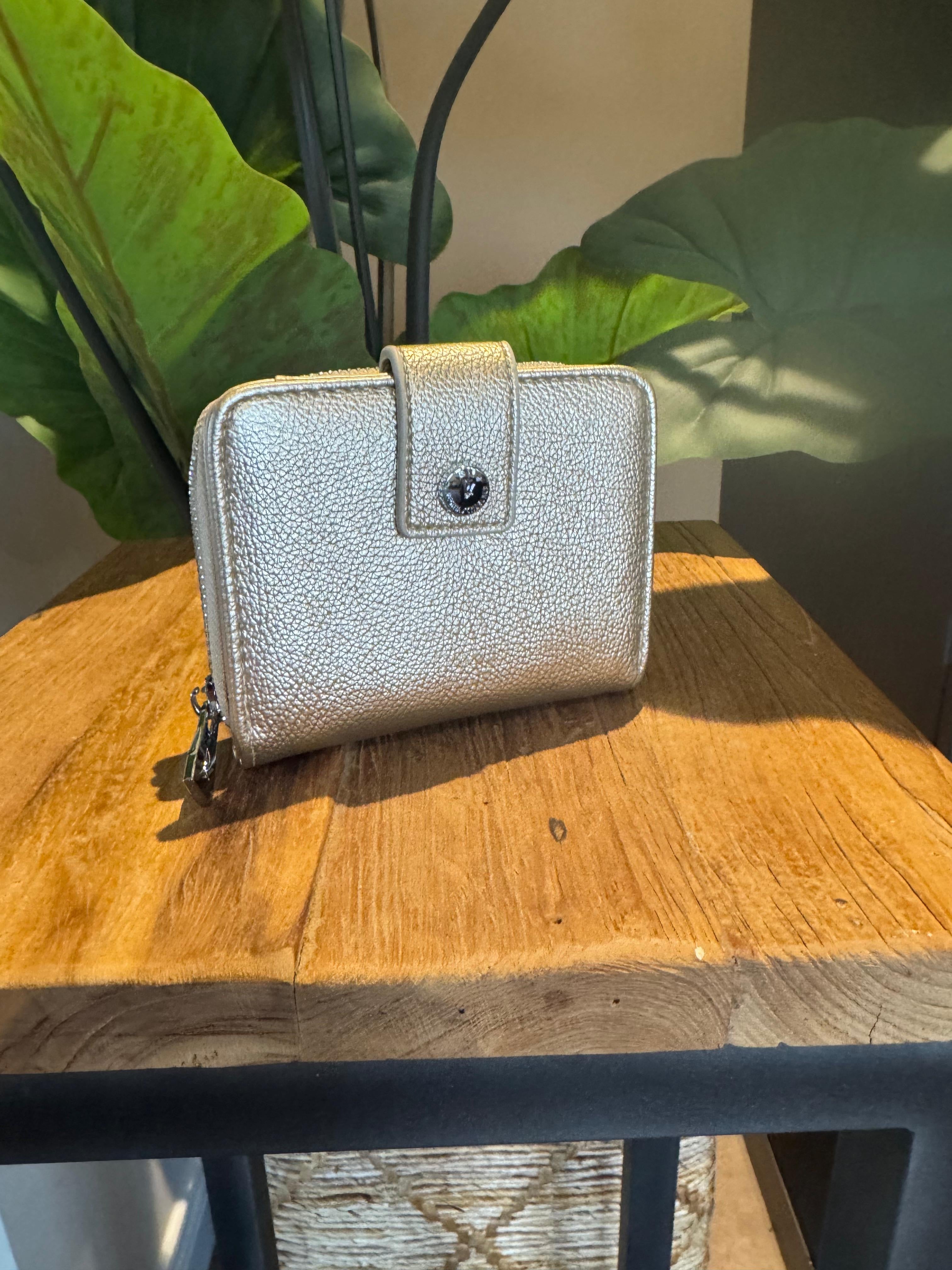 portemonnee klein goud