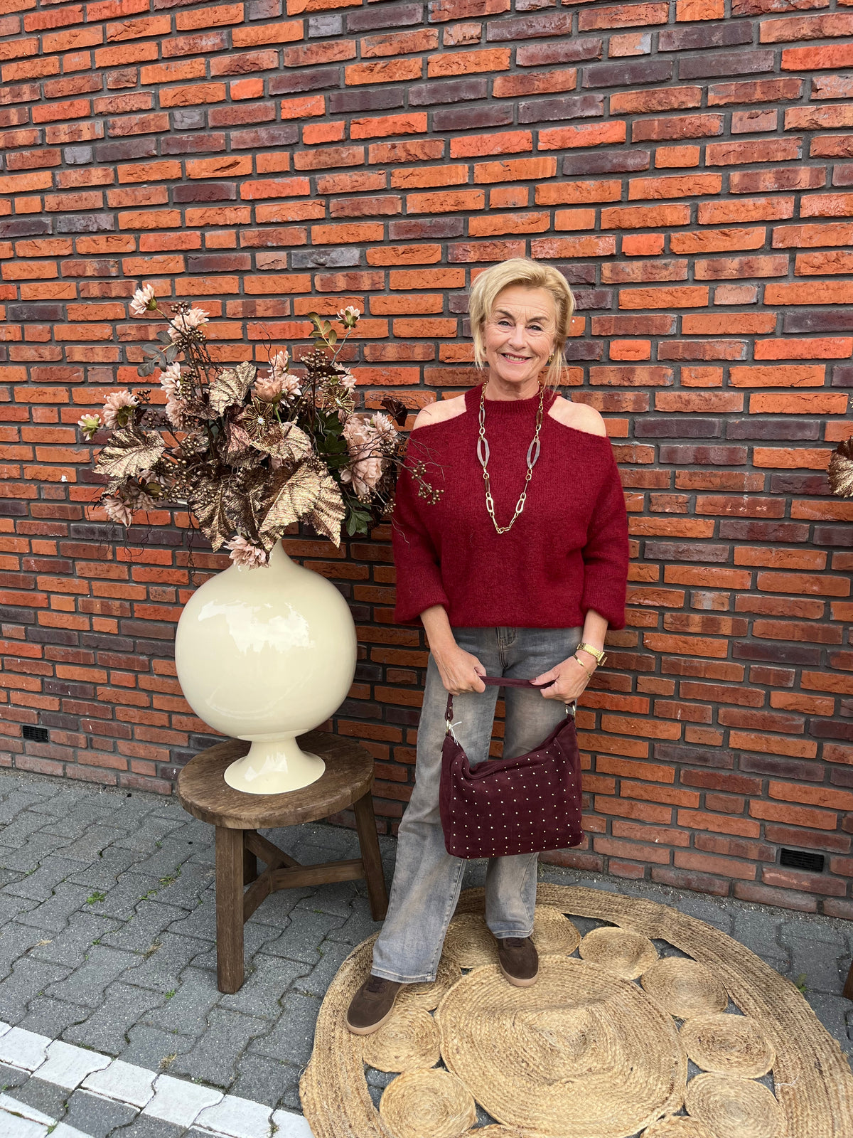 Trui blaire bordeuax