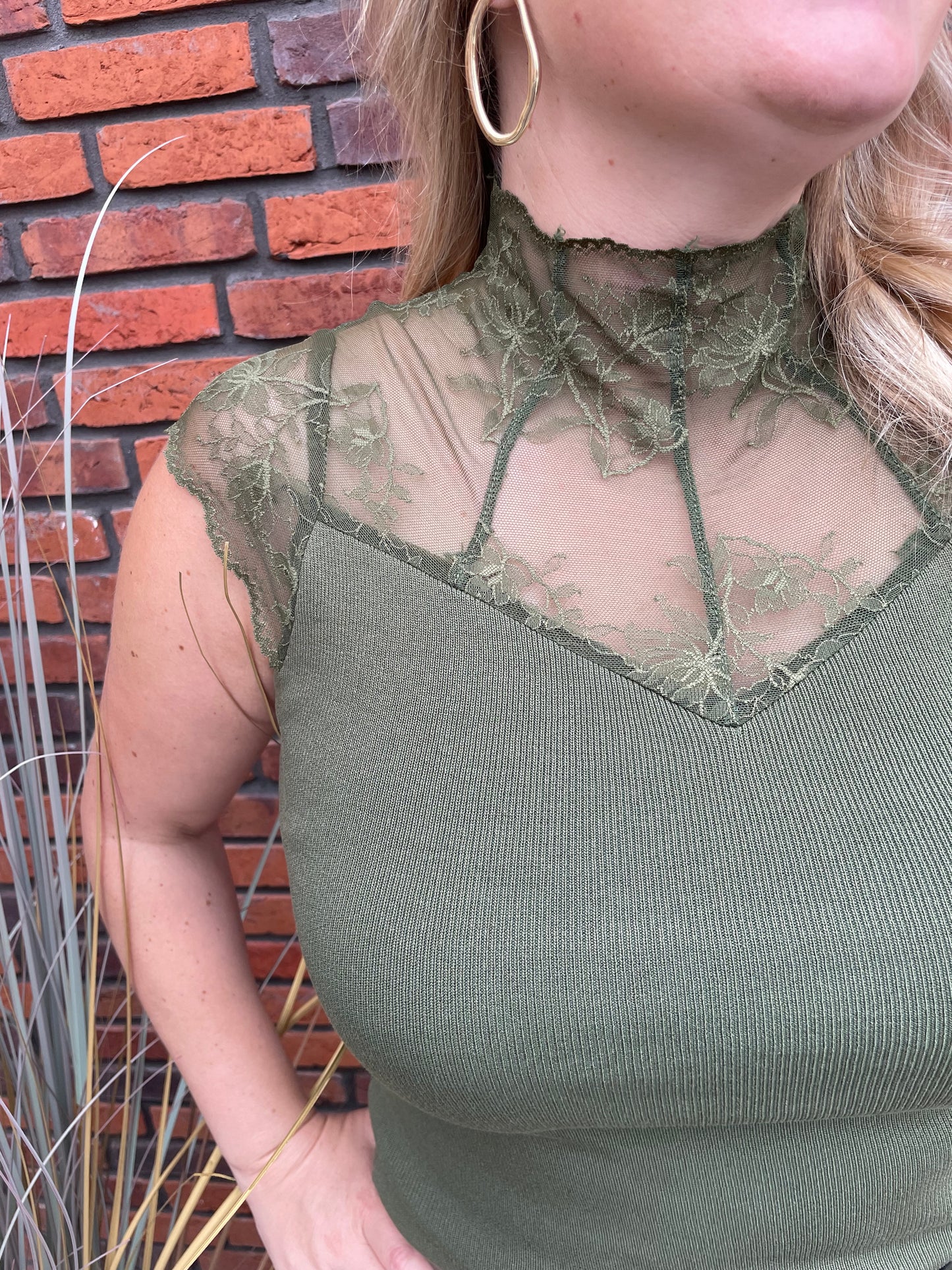 Kanten top groen