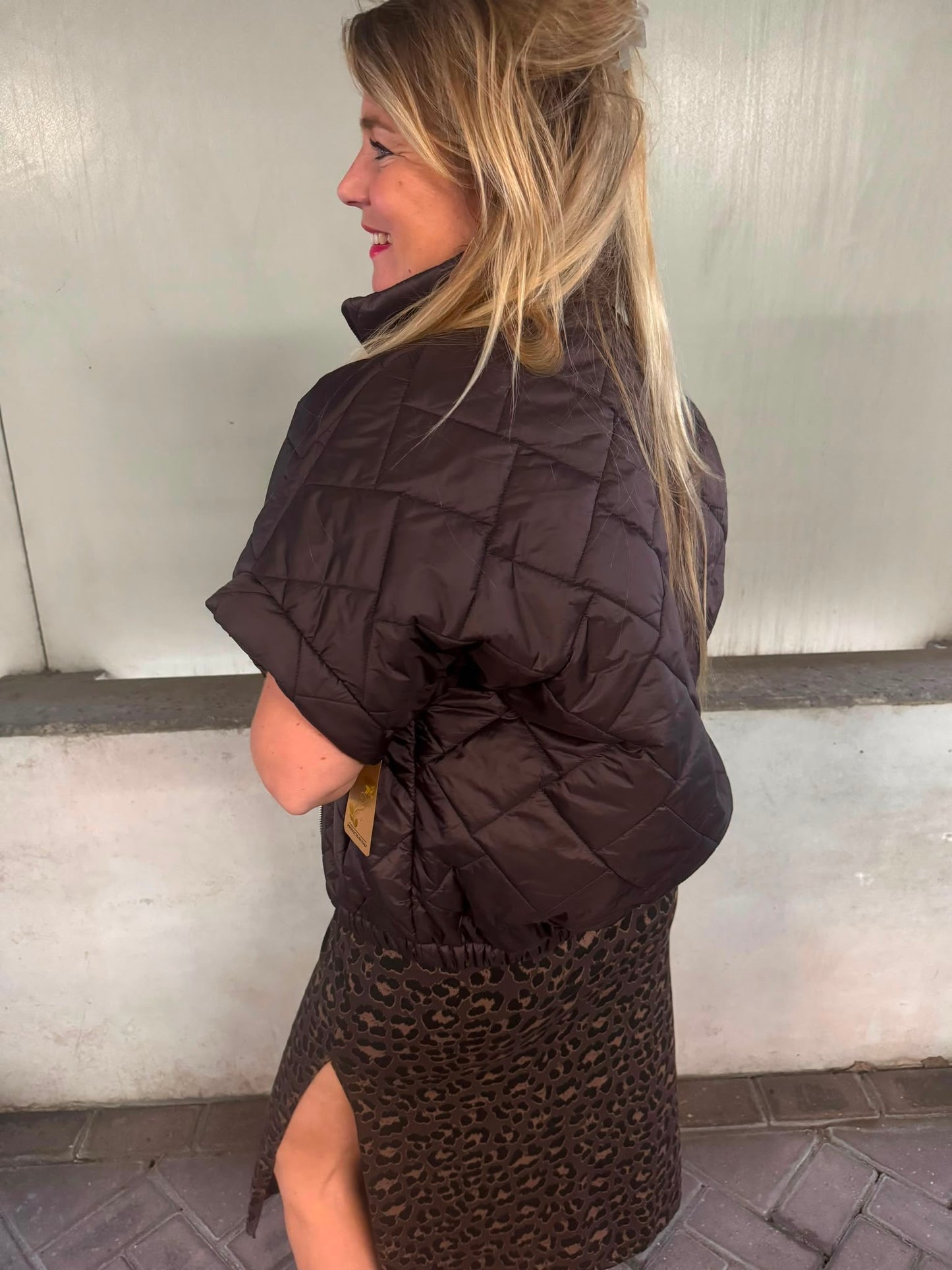 Bodywarmer Lizzy bruin