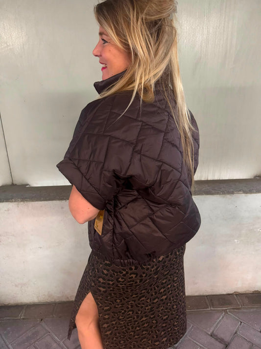 Bodywarmer Lizzy bruin