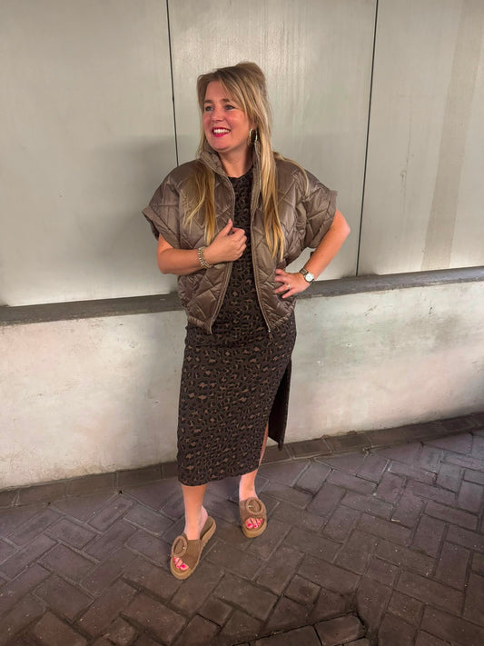 Bodywarmer Lizzy taupe