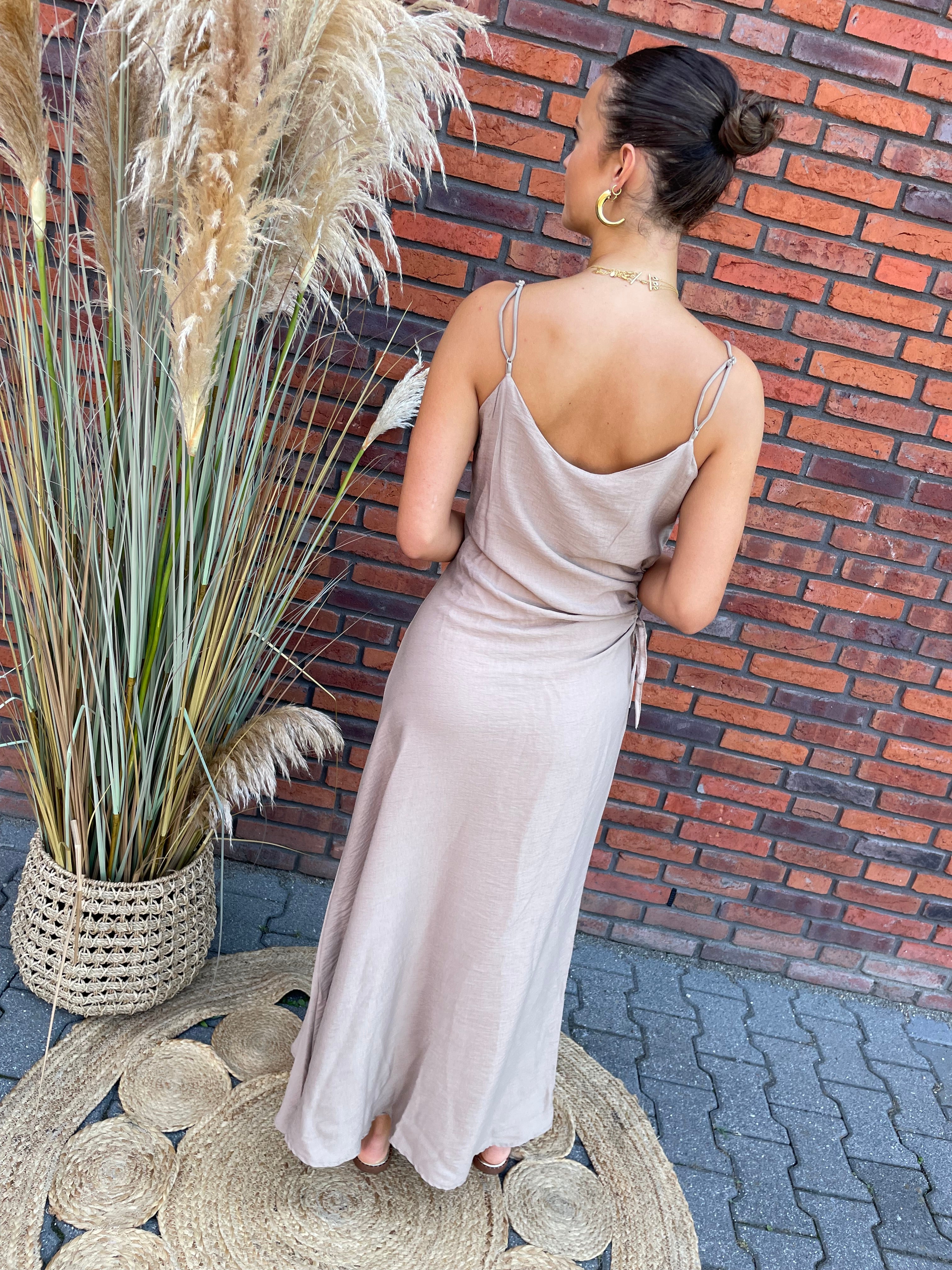 Jurk Novi taupe