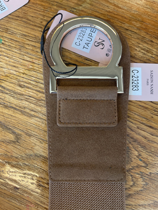 * Brede riem Soy camel