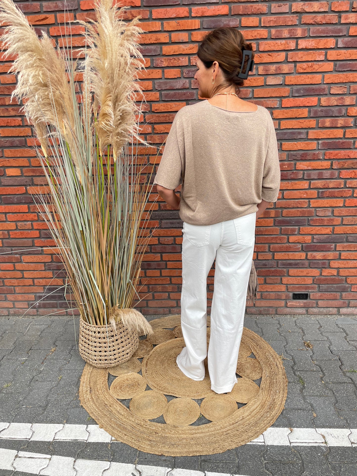 Truitje Triple Nine glitter beige
